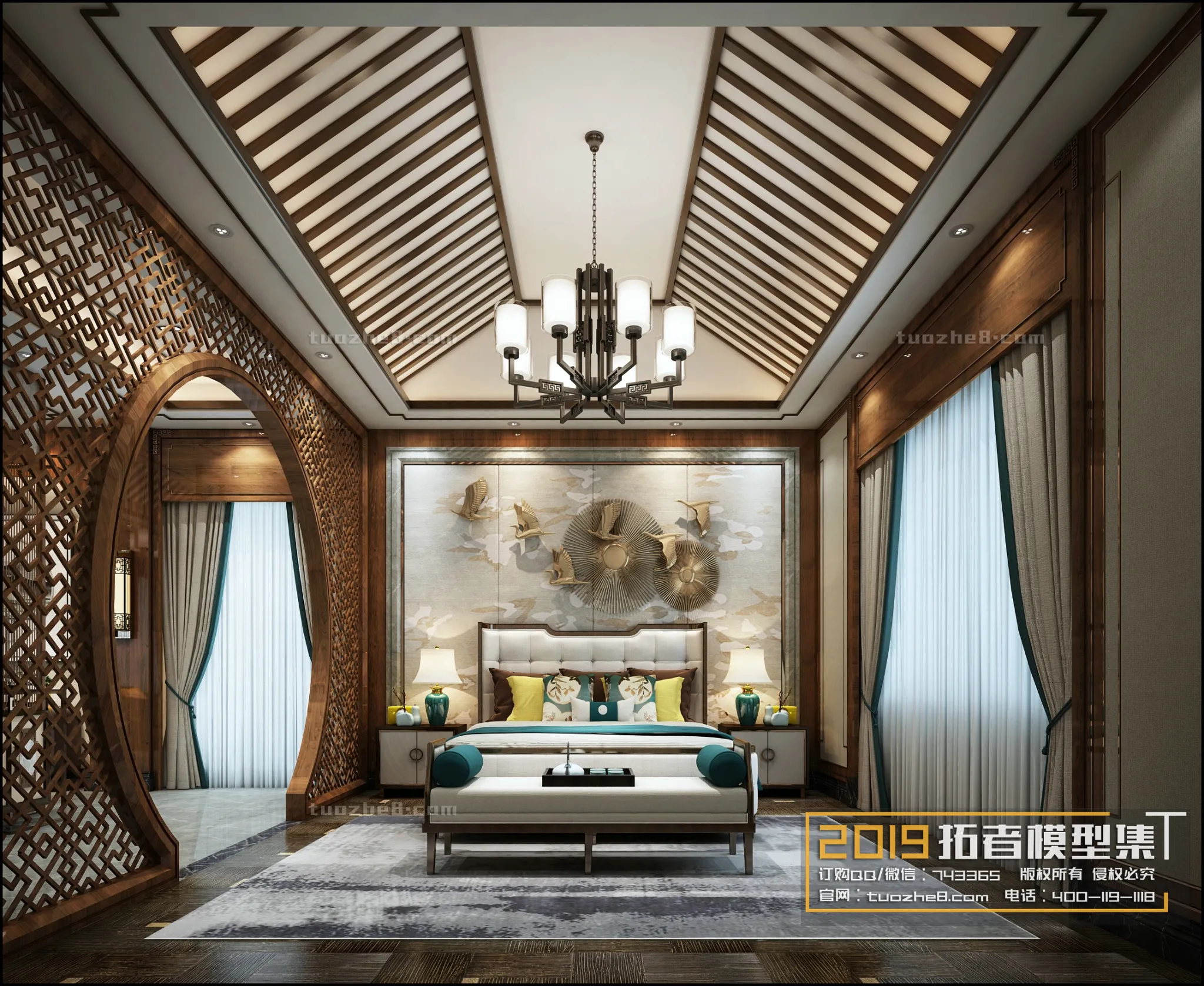 Extension Interior - BEDROOM - CHINESE STYLES - 018