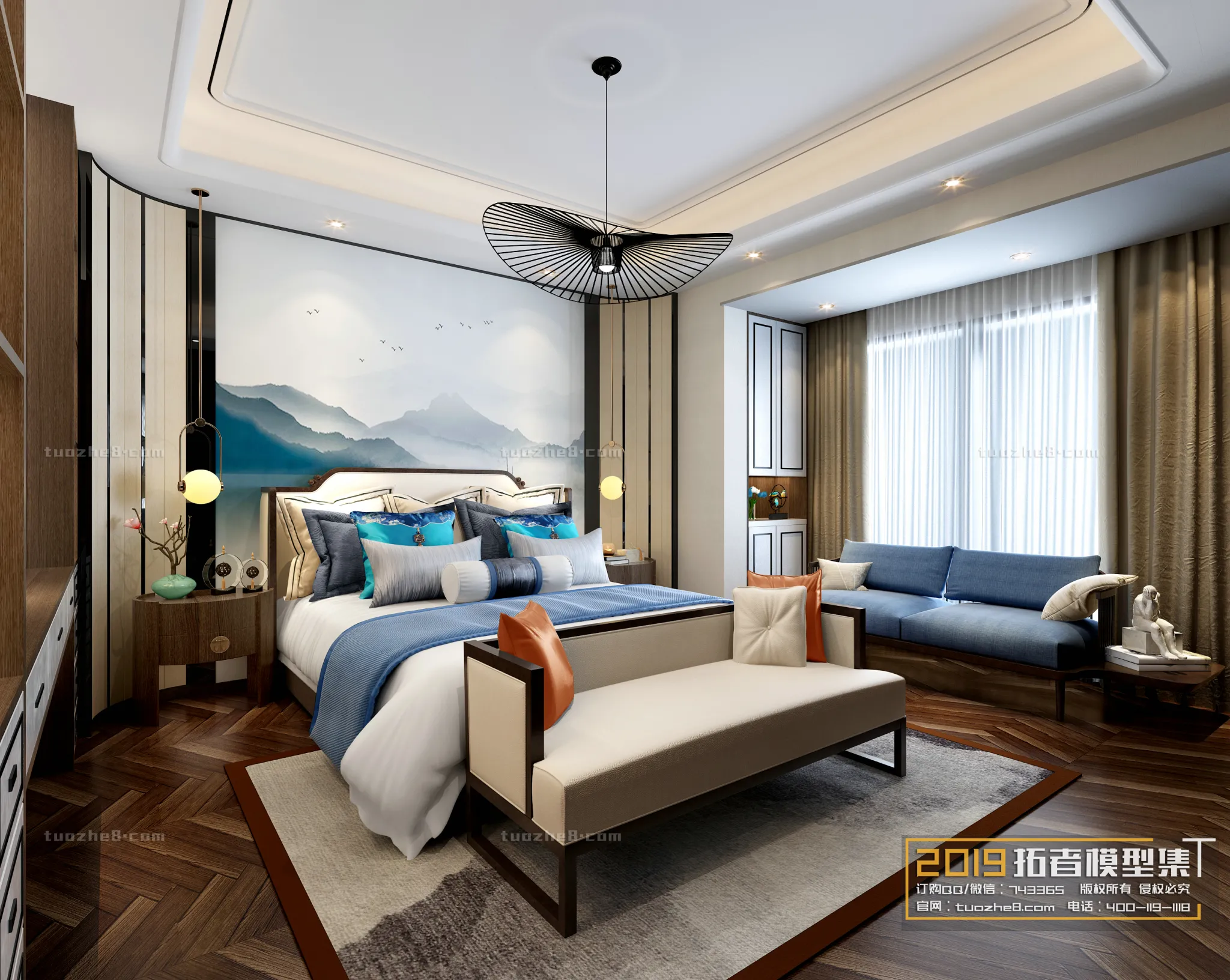 Extension Interior - BEDROOM - CHINESE STYLES - 020