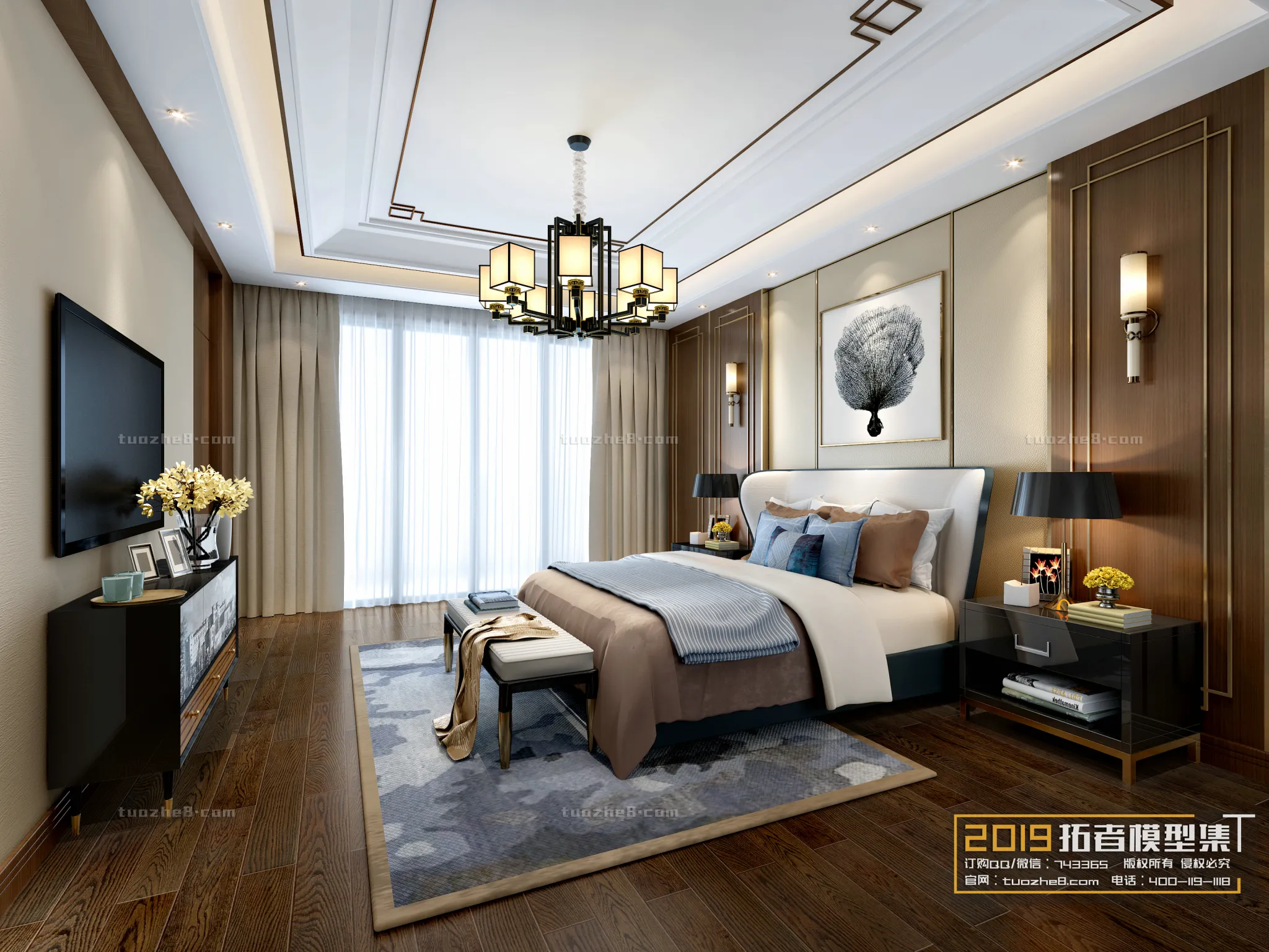 Extension Interior - BEDROOM - CHINESE STYLES - 022
