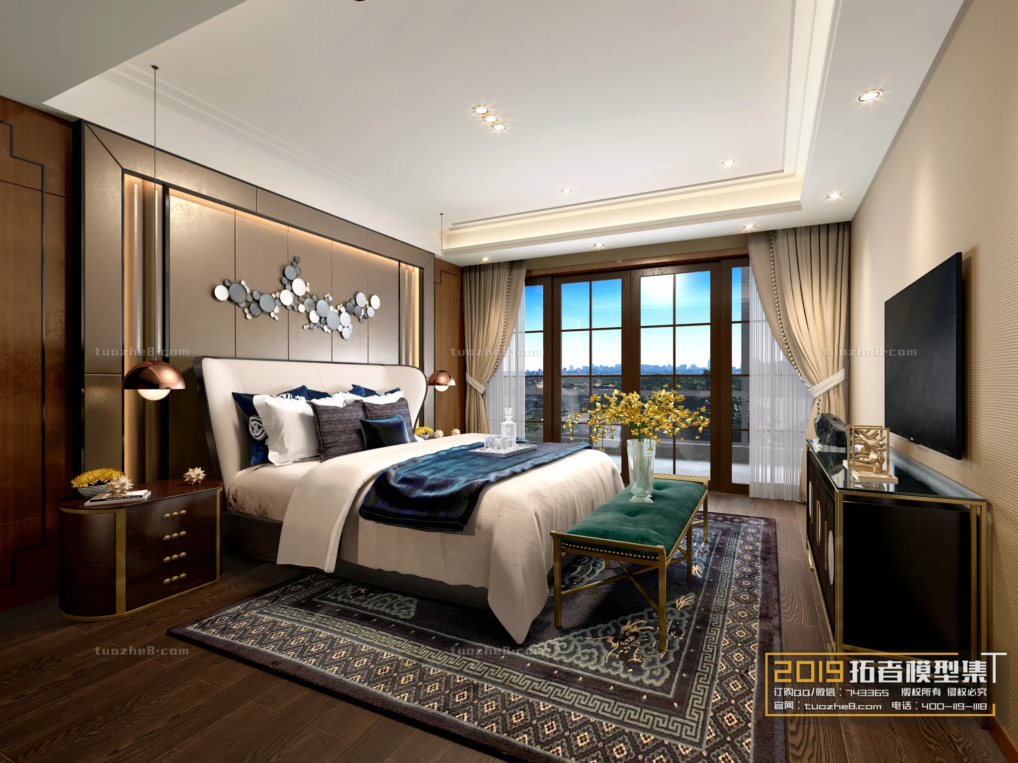 Extension Interior - BEDROOM - CHINESE STYLES - 025