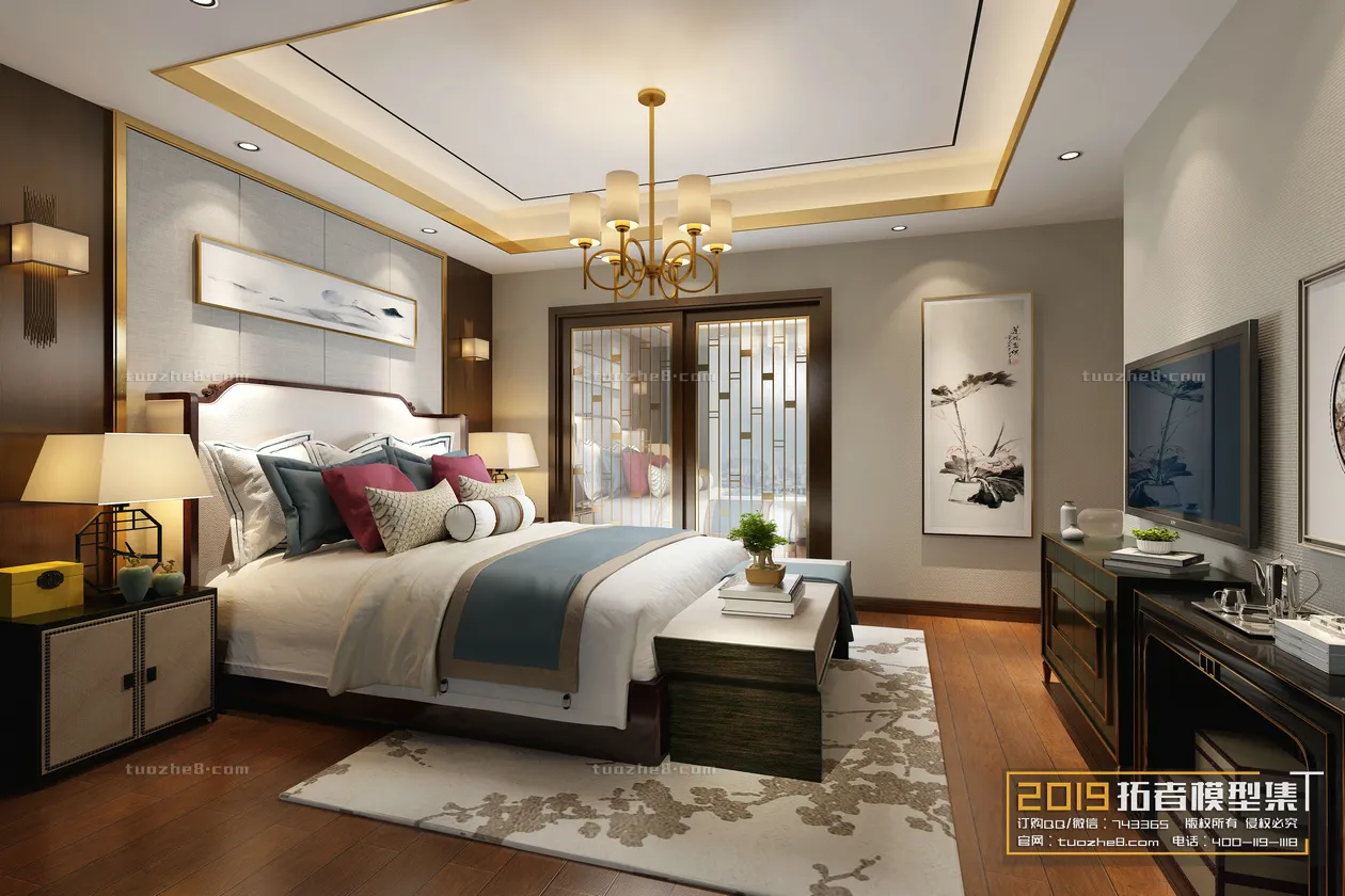 Extension Interior - BEDROOM - CHINESE STYLES - 030