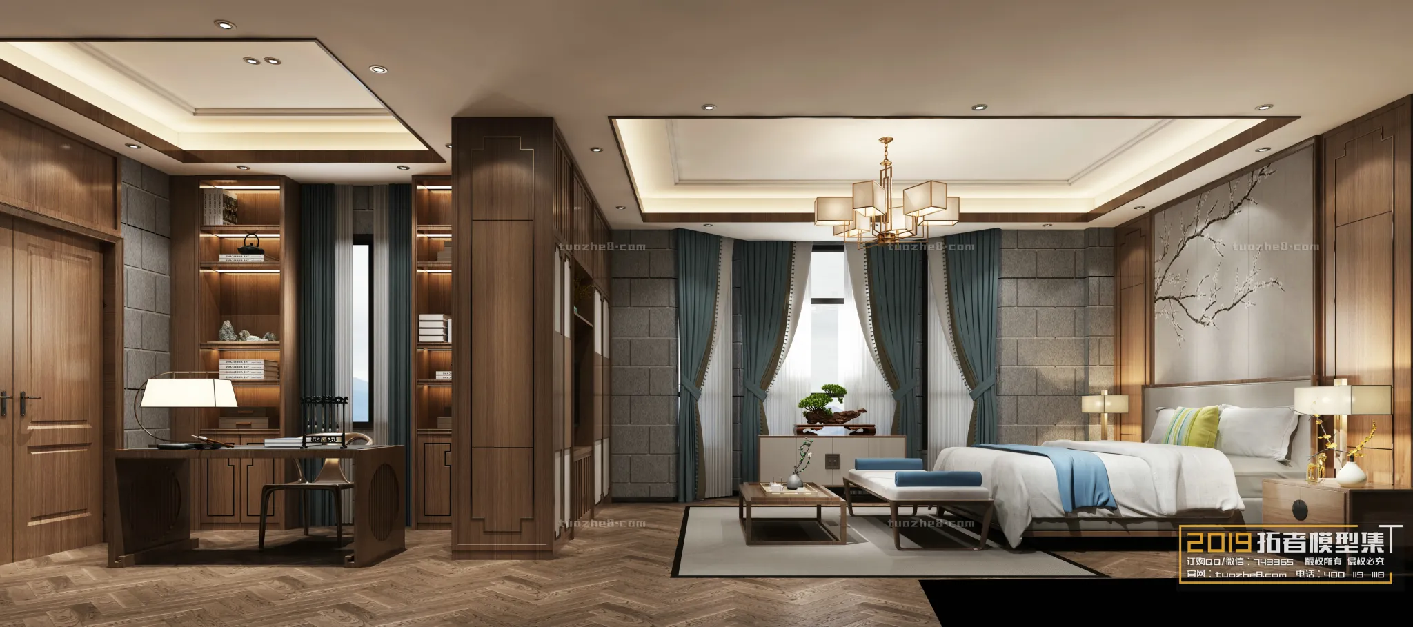 Extension Interior - BEDROOM - CHINESE STYLES - 036