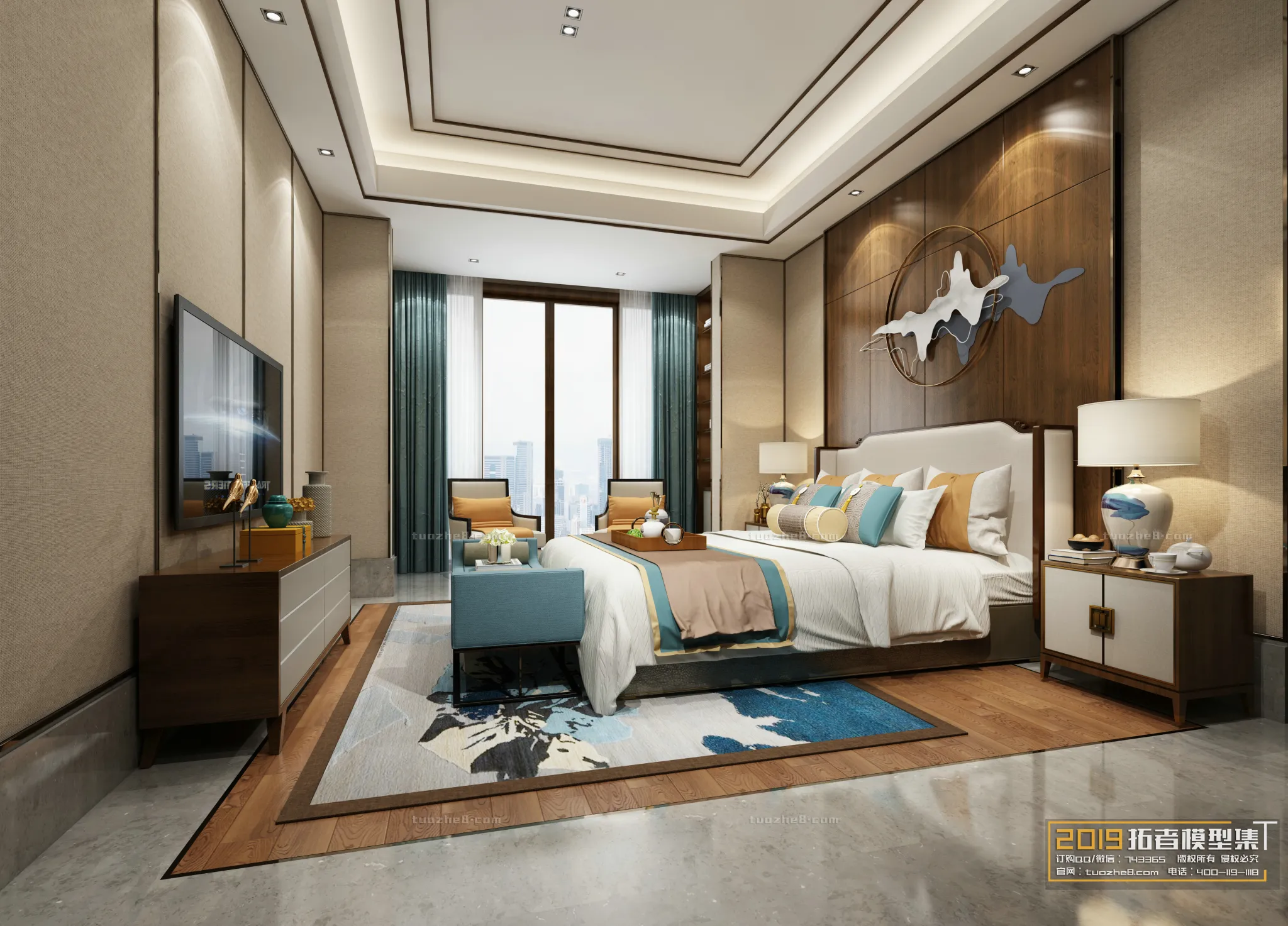 Extension Interior - BEDROOM - CHINESE STYLES - 037