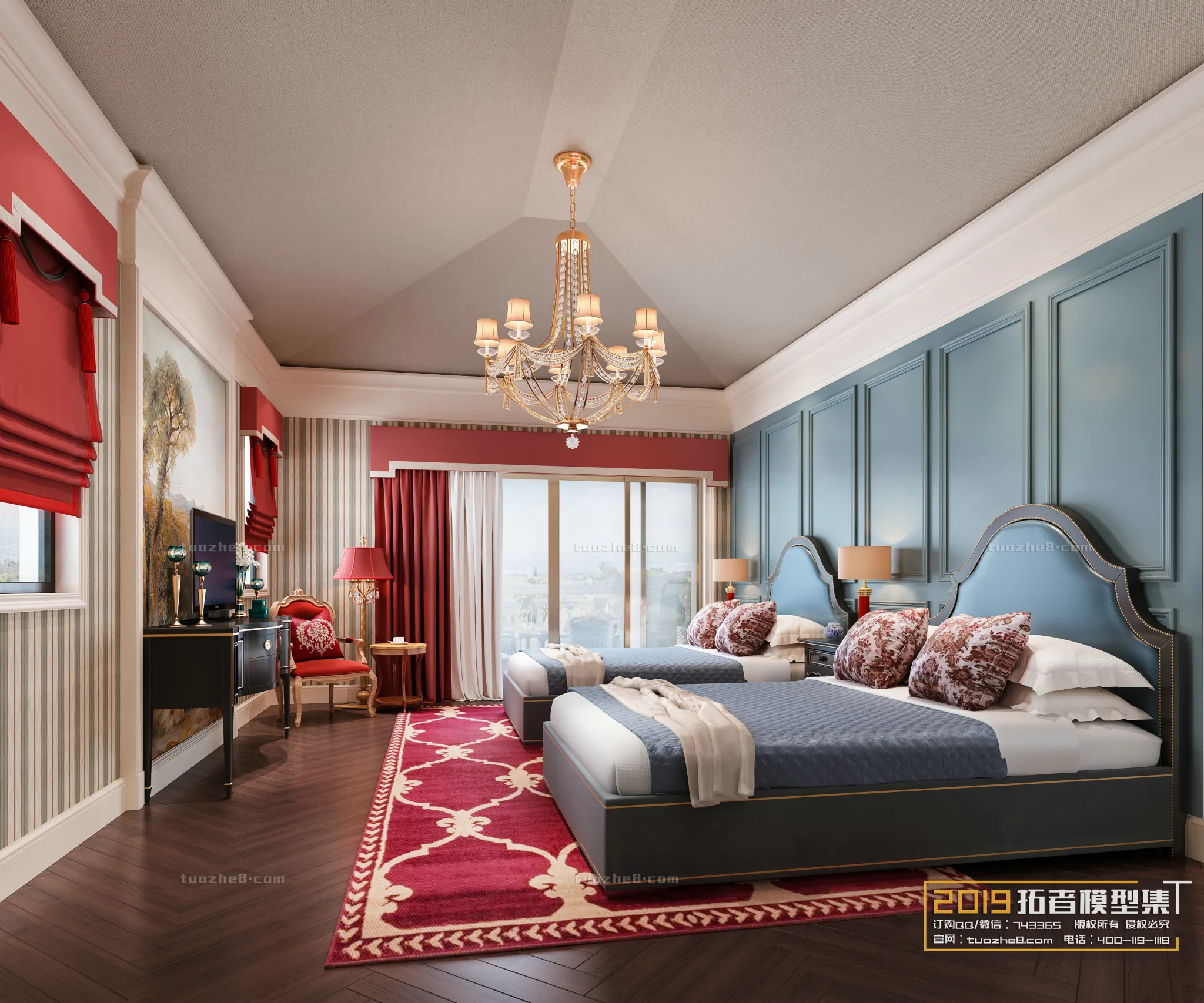 Extension Interior - BEDROOM - EUROPEAN STYLES - 004