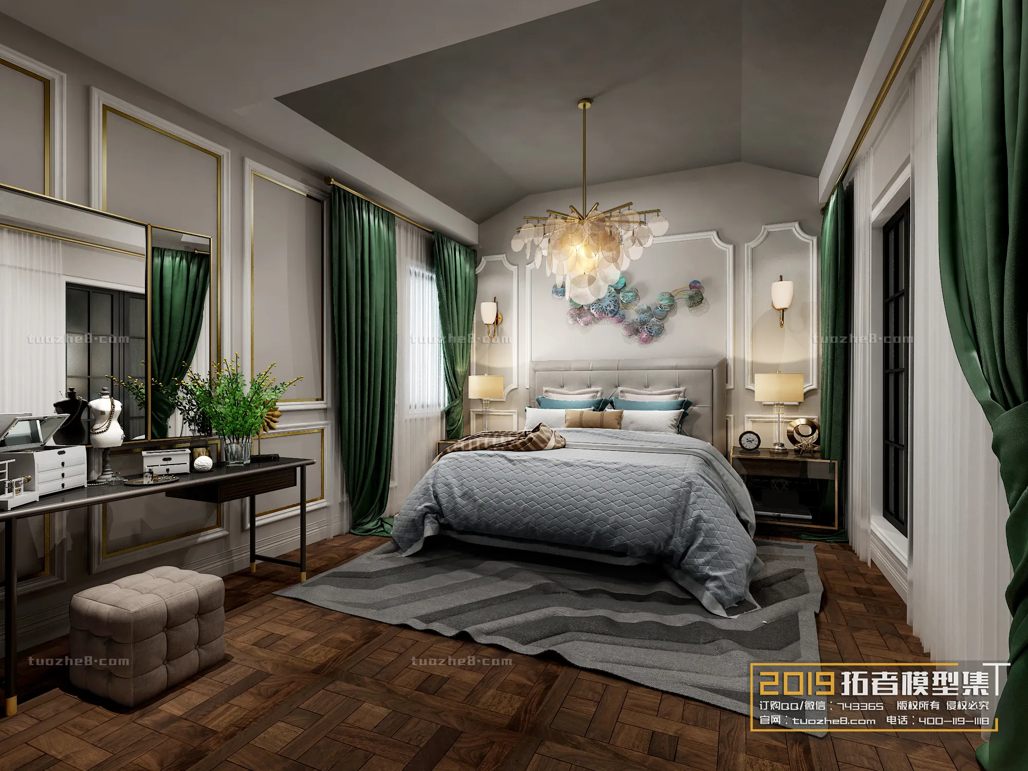 Extension Interior - BEDROOM - EUROPEAN STYLES - 006