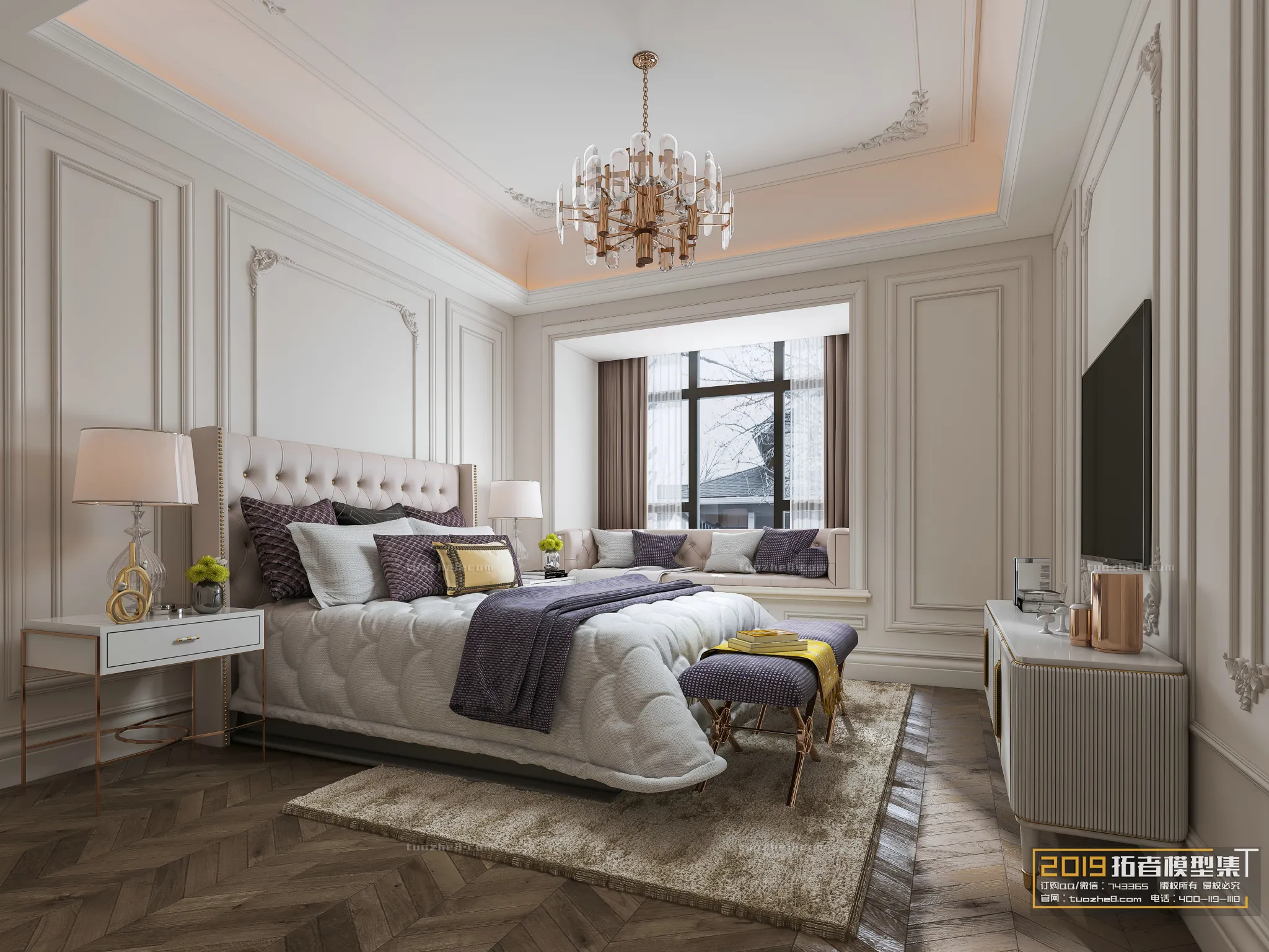 Extension Interior - BEDROOM - EUROPEAN STYLES - 010