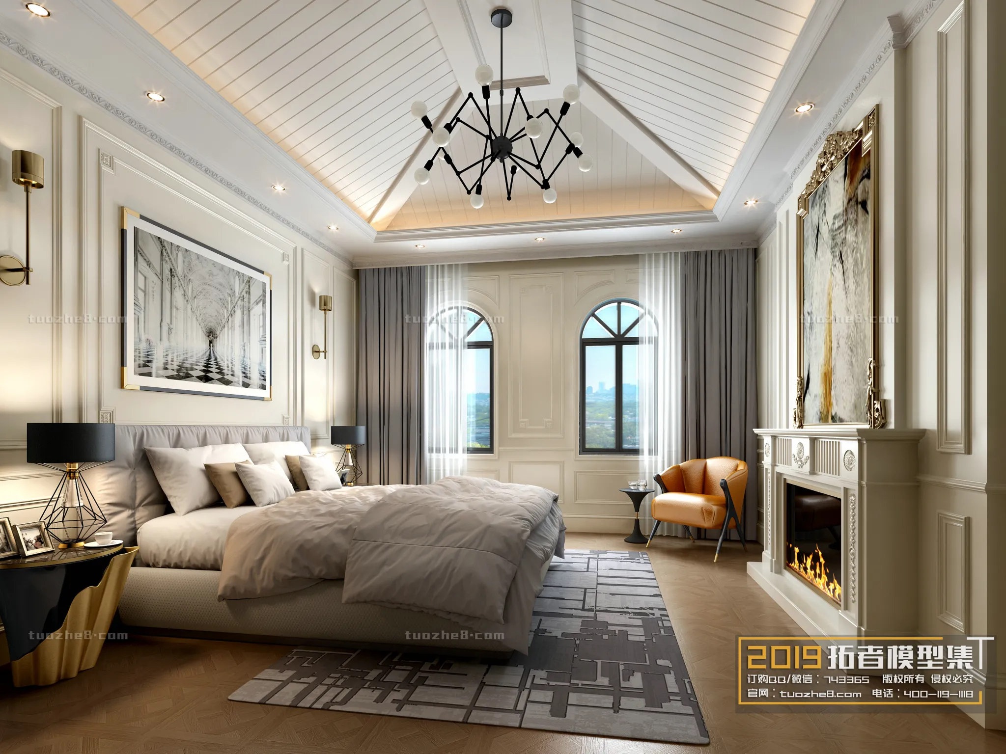 Extension Interior - BEDROOM - EUROPEAN STYLES - 013