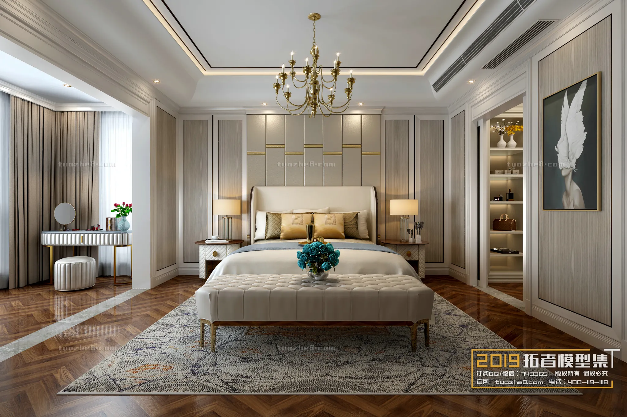 Extension Interior - BEDROOM - EUROPEAN STYLES - 015