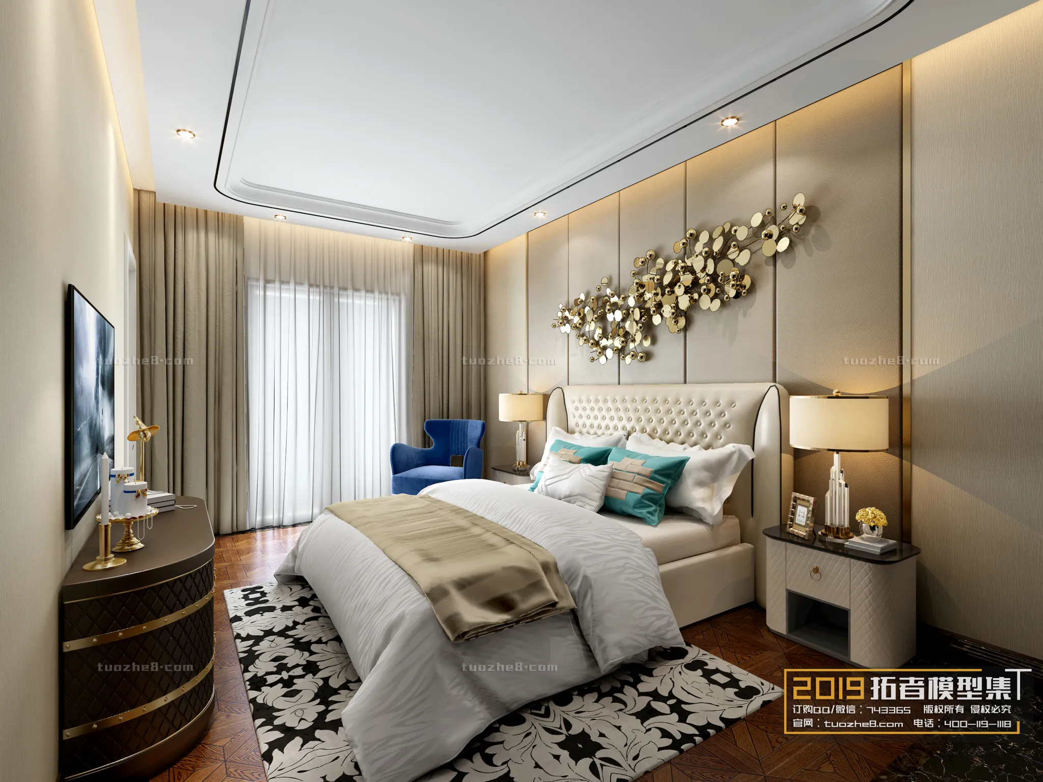 Extension Interior - BEDROOM - EUROPEAN STYLES - 018