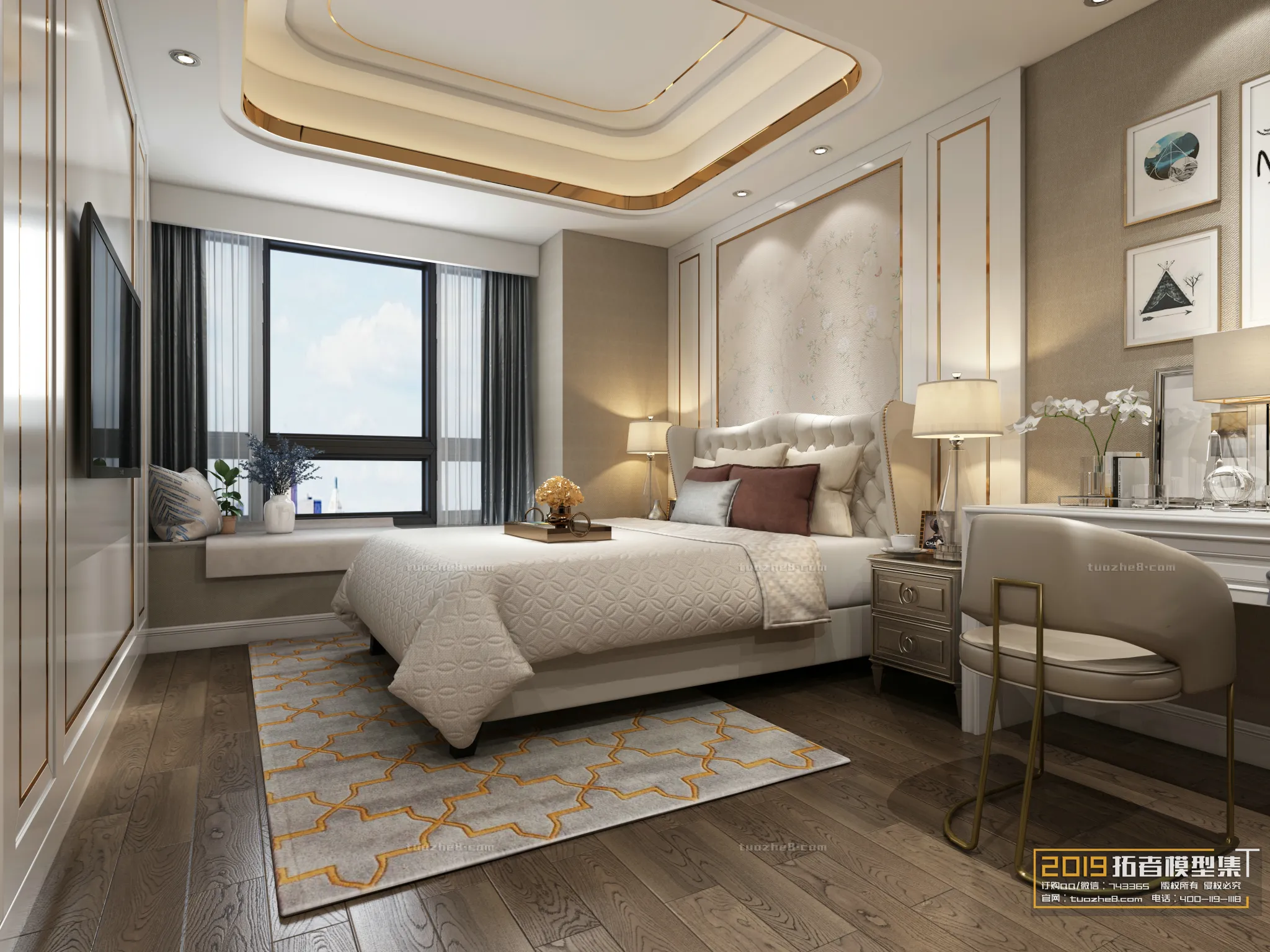 Extension Interior - BEDROOM - EUROPEAN STYLES - 019