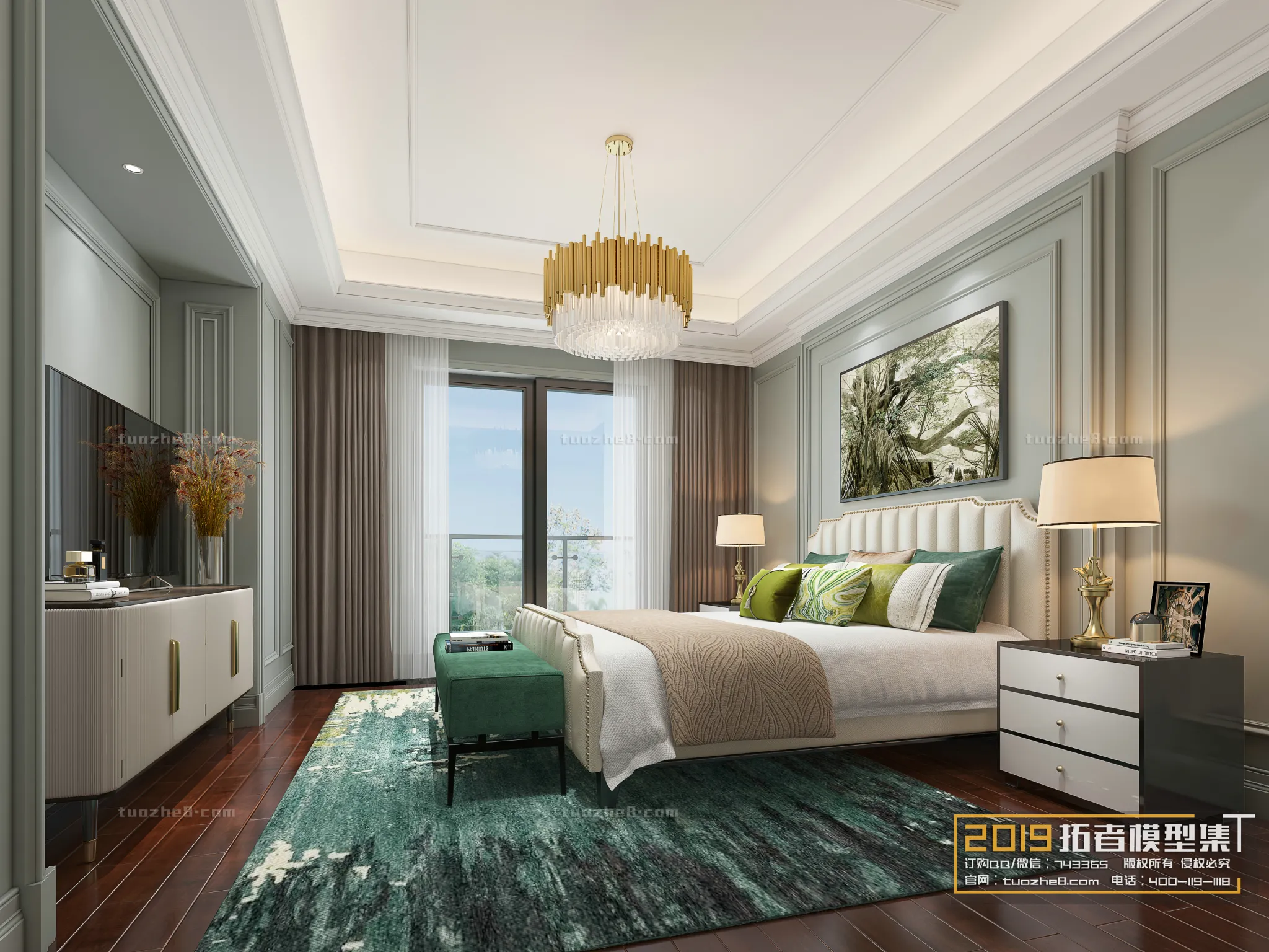 Extension Interior - BEDROOM - EUROPEAN STYLES - 025