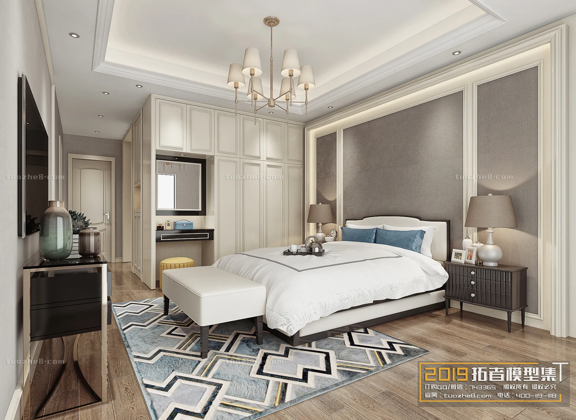 Extension Interior - BEDROOM - EUROPEAN STYLES - 031