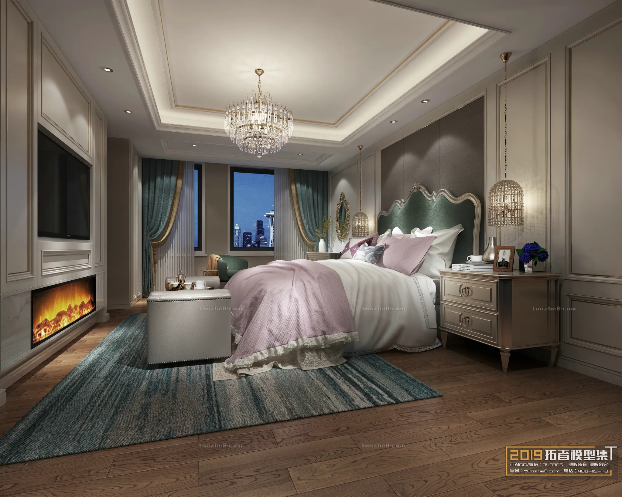 Extension Interior - BEDROOM - EUROPEAN STYLES - 032