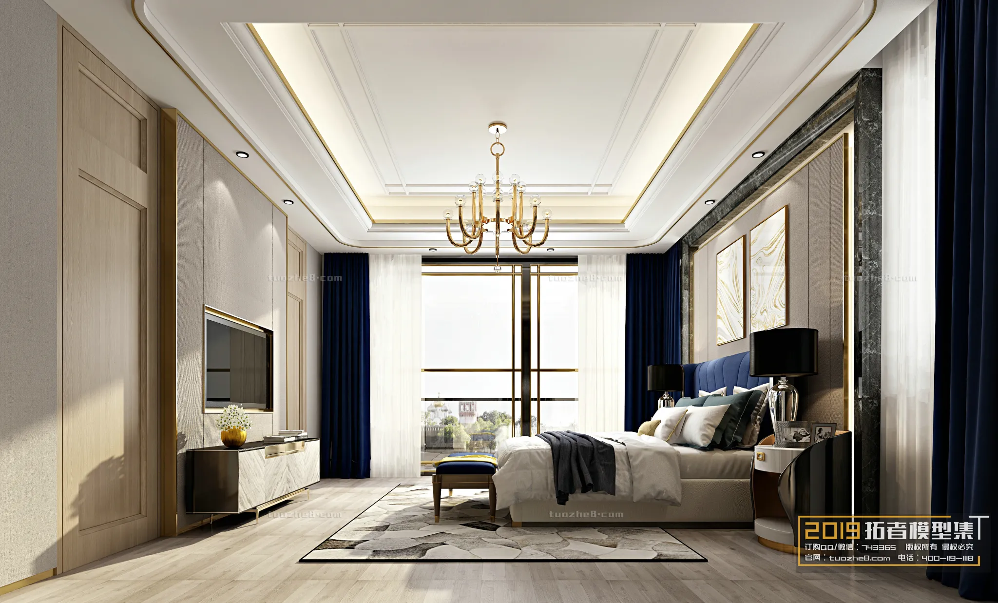 Extension Interior - BEDROOM - EUROPEAN STYLES - 036