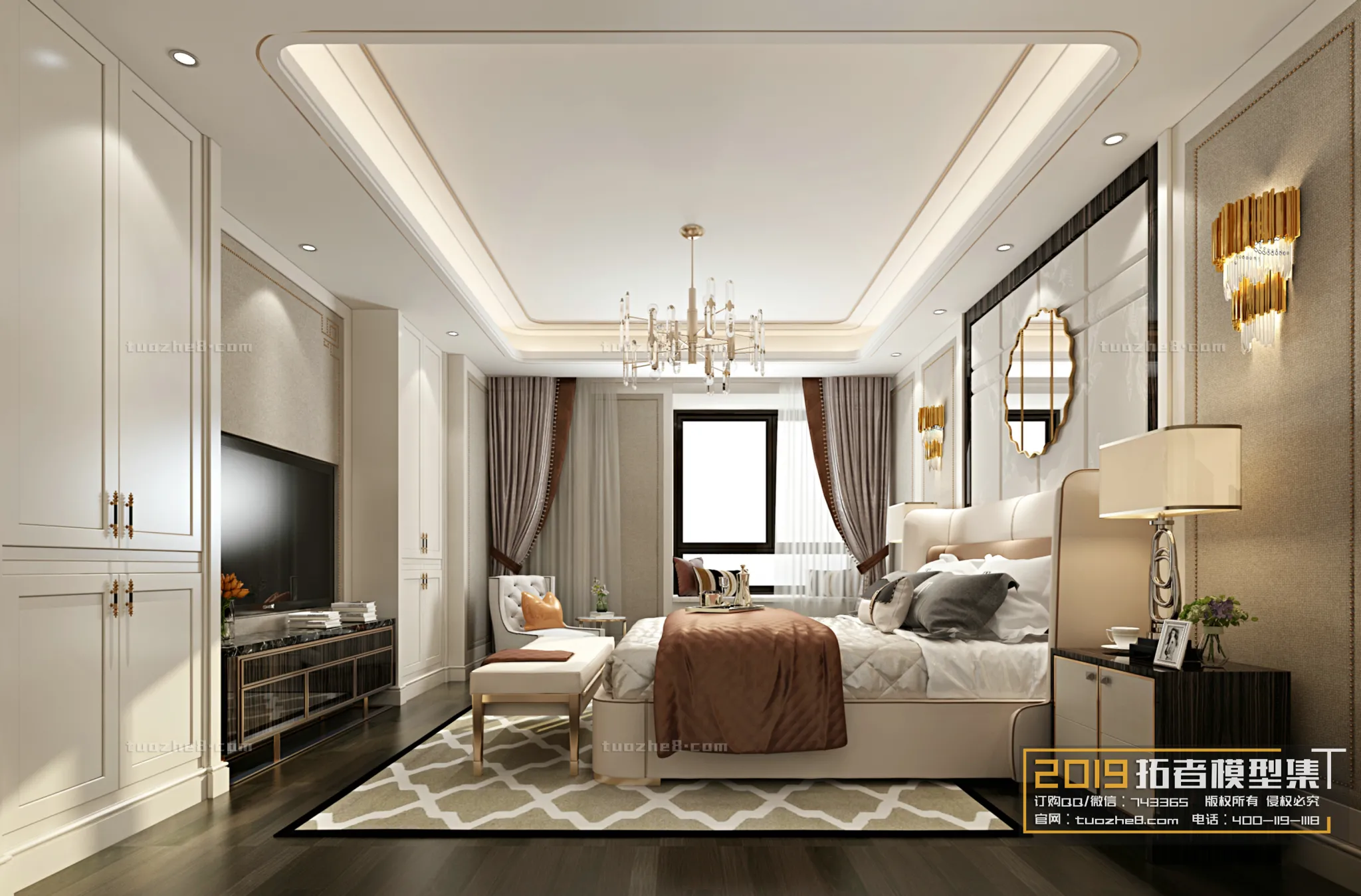 Extension Interior - BEDROOM - EUROPEAN STYLES - 037