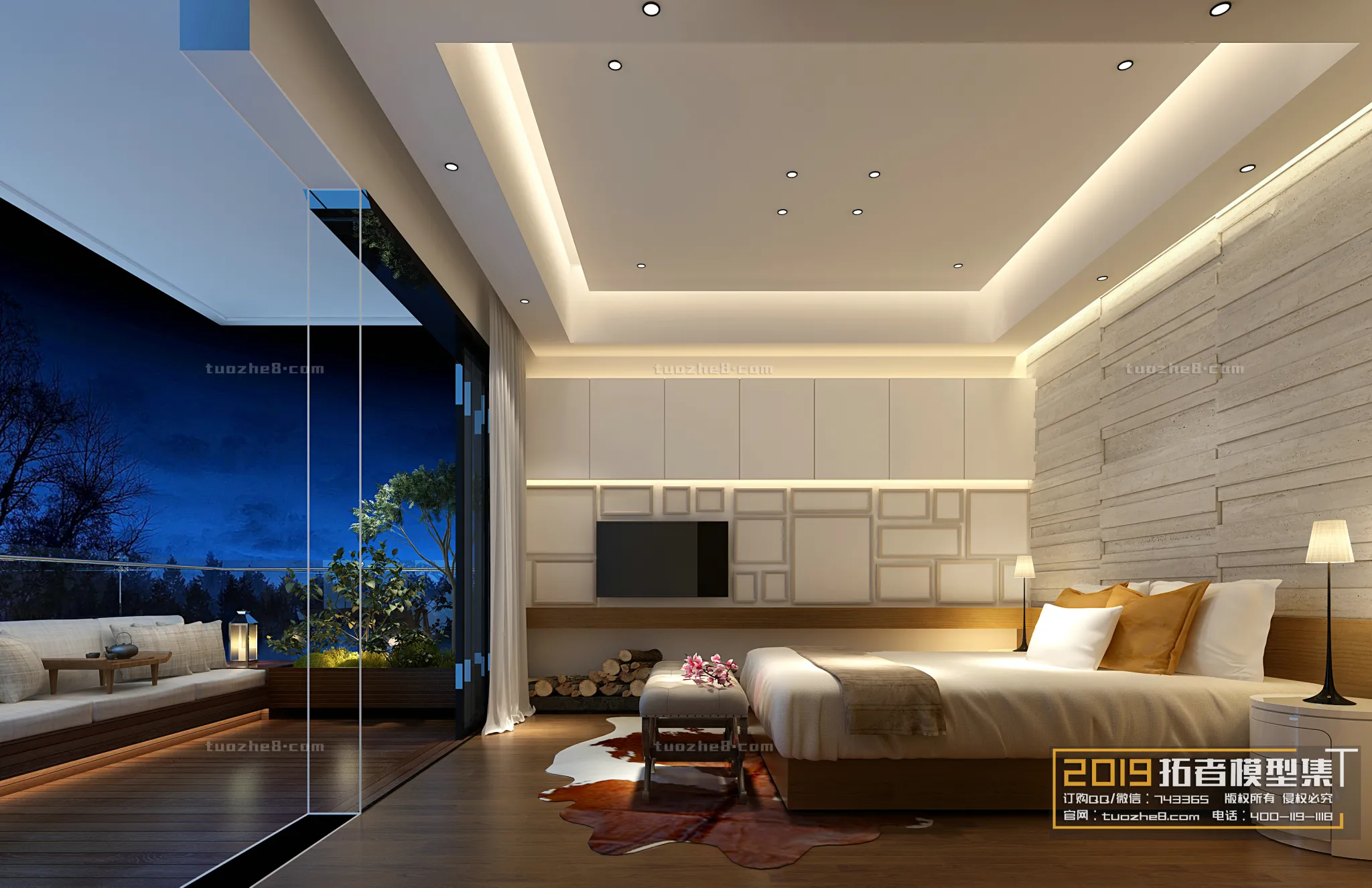 Extension Interior - BEDROOM - MODERNSTYLES - 084