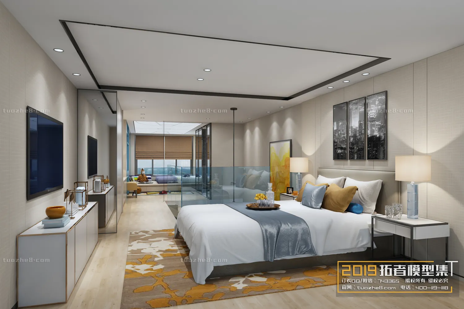 Extension Interior - BEDROOM - MODERNSTYLES - 104