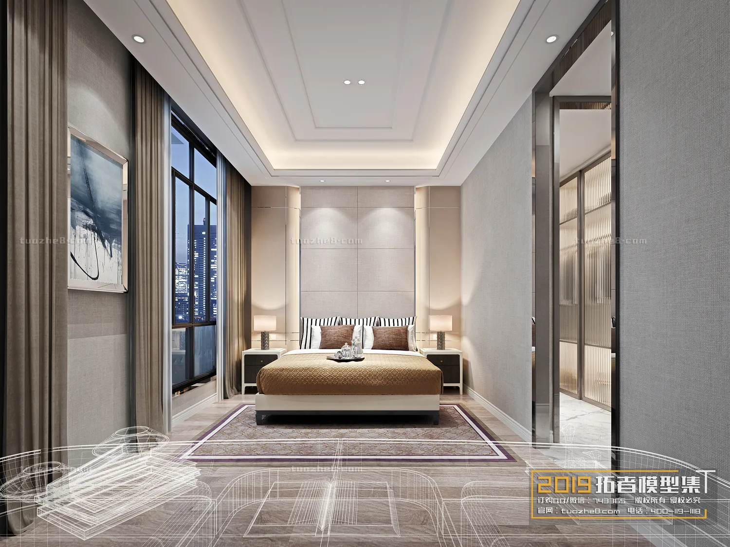 Extension Interior - BEDROOM - MODERNSTYLES - 122