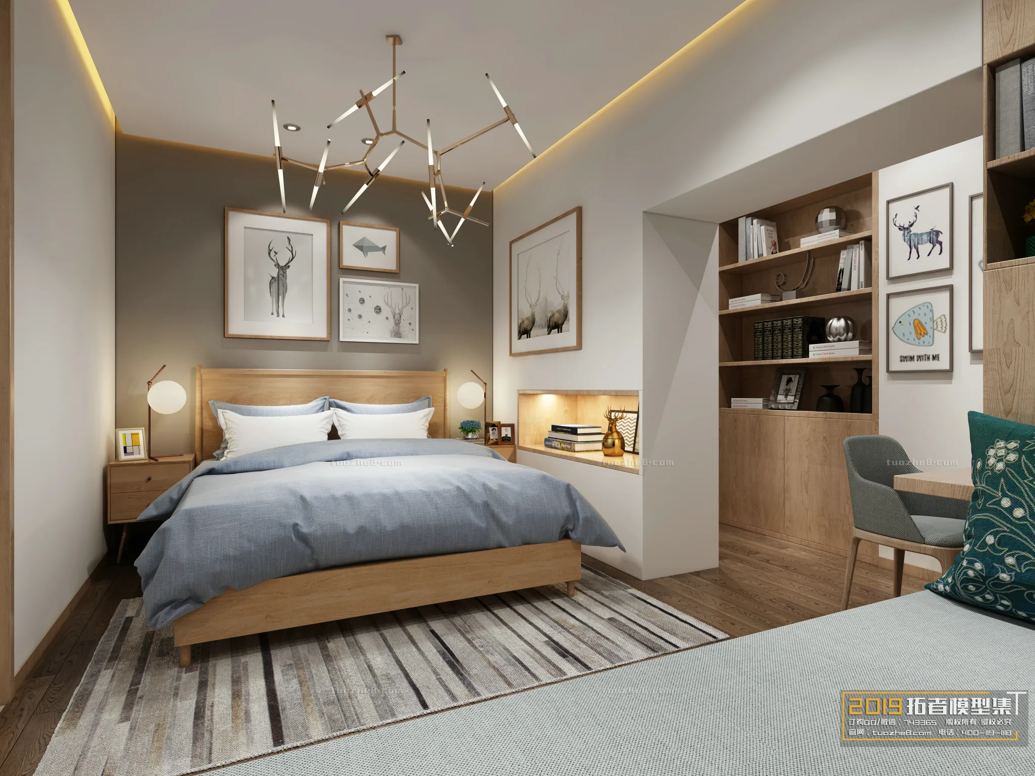 Extension Interior - BEDROOM - NORDIC STYLES - 008