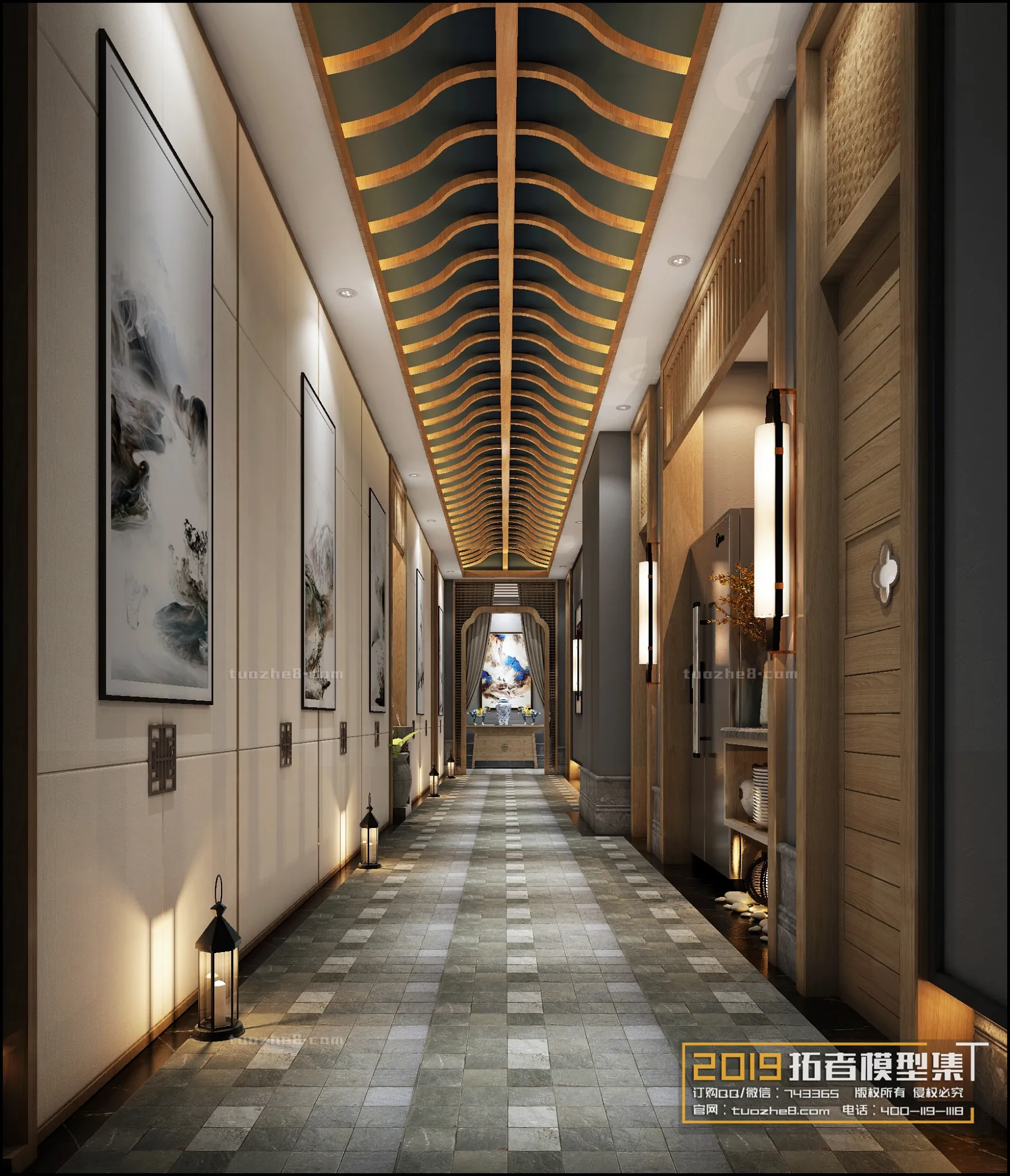 Extension Interior - CORRIDORS, ELEVATORS - 012