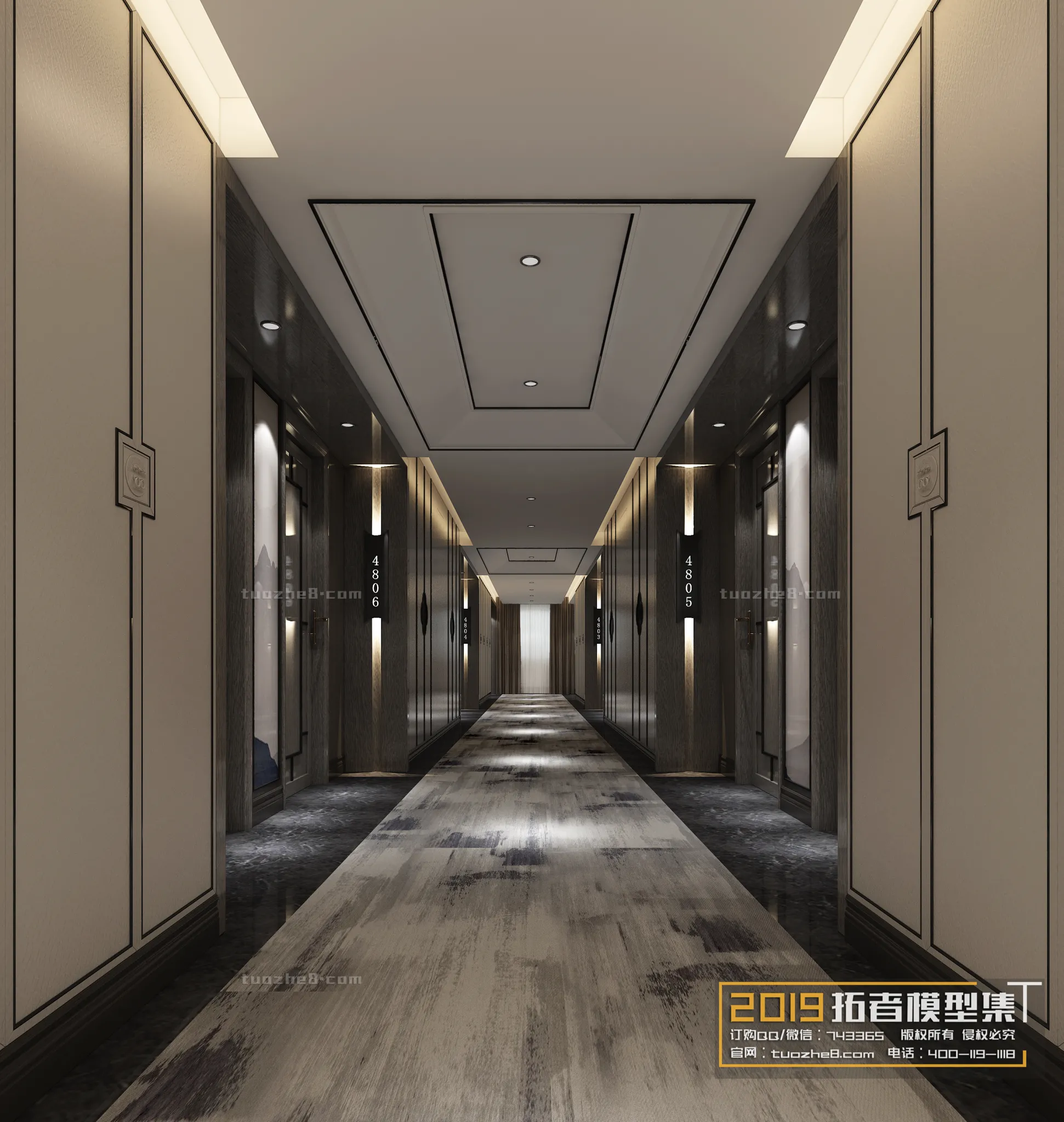 Extension Interior - CORRIDORS, ELEVATORS - 023