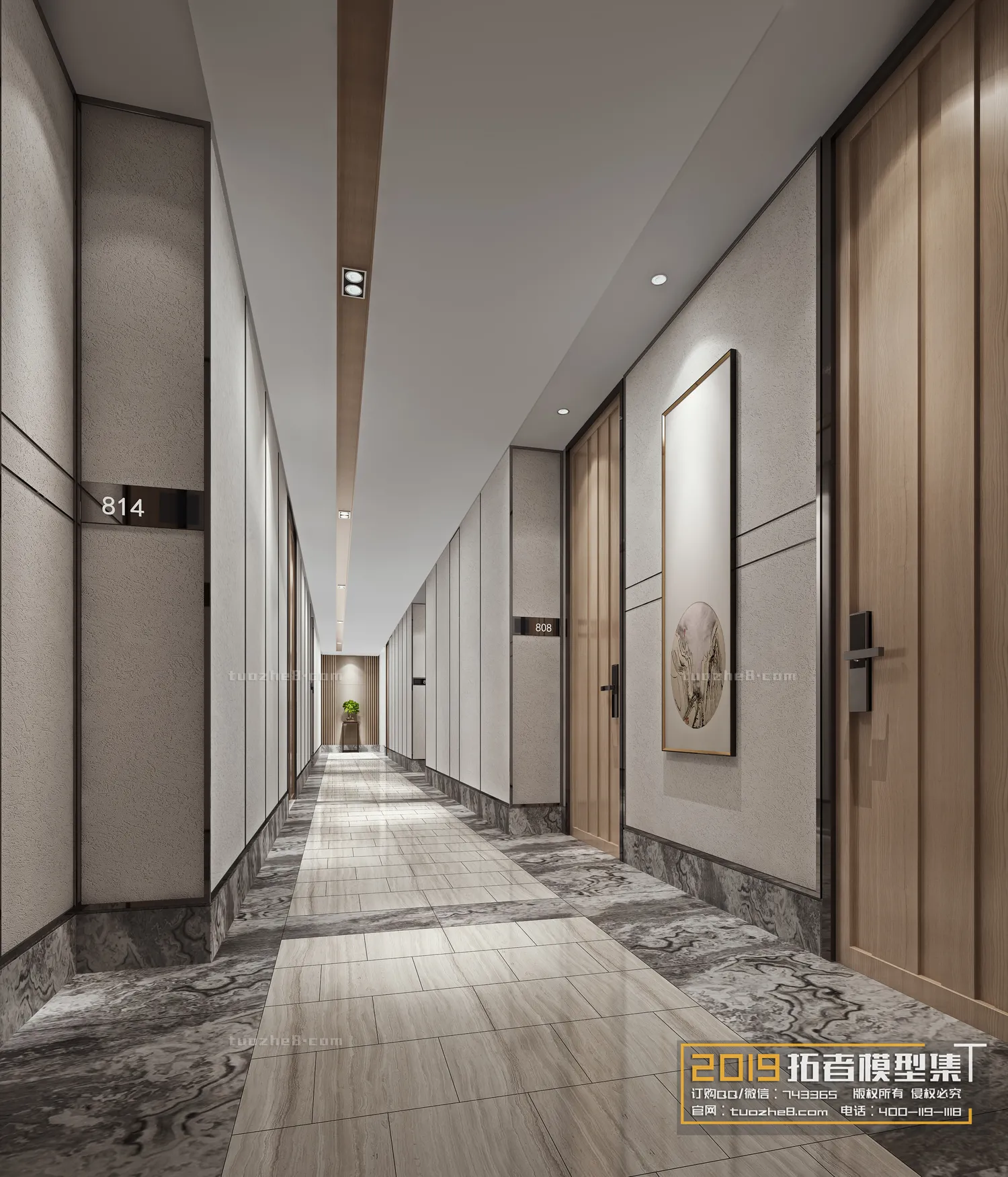 Extension Interior - CORRIDORS, ELEVATORS - 024