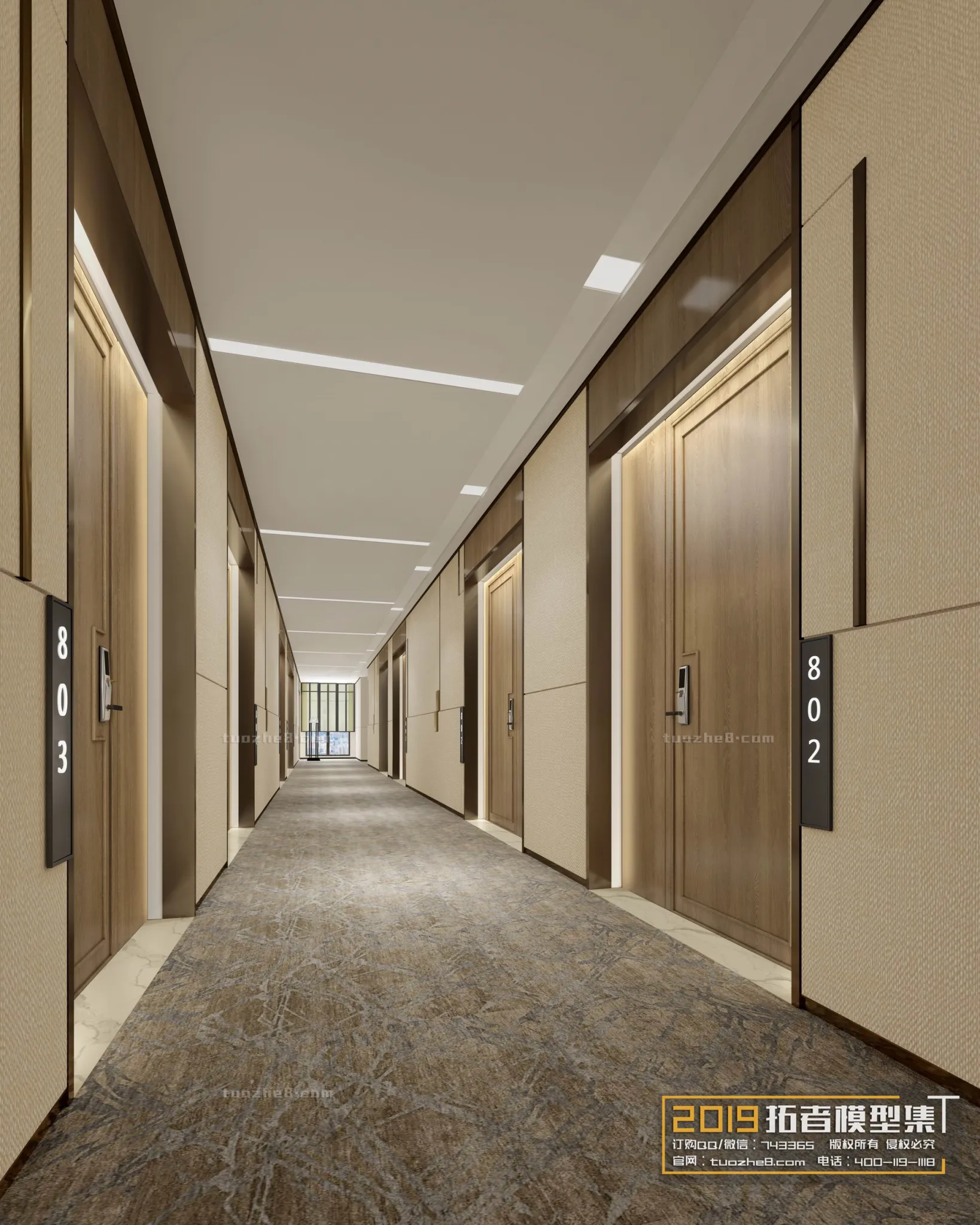 Extension Interior - CORRIDORS, ELEVATORS - 027