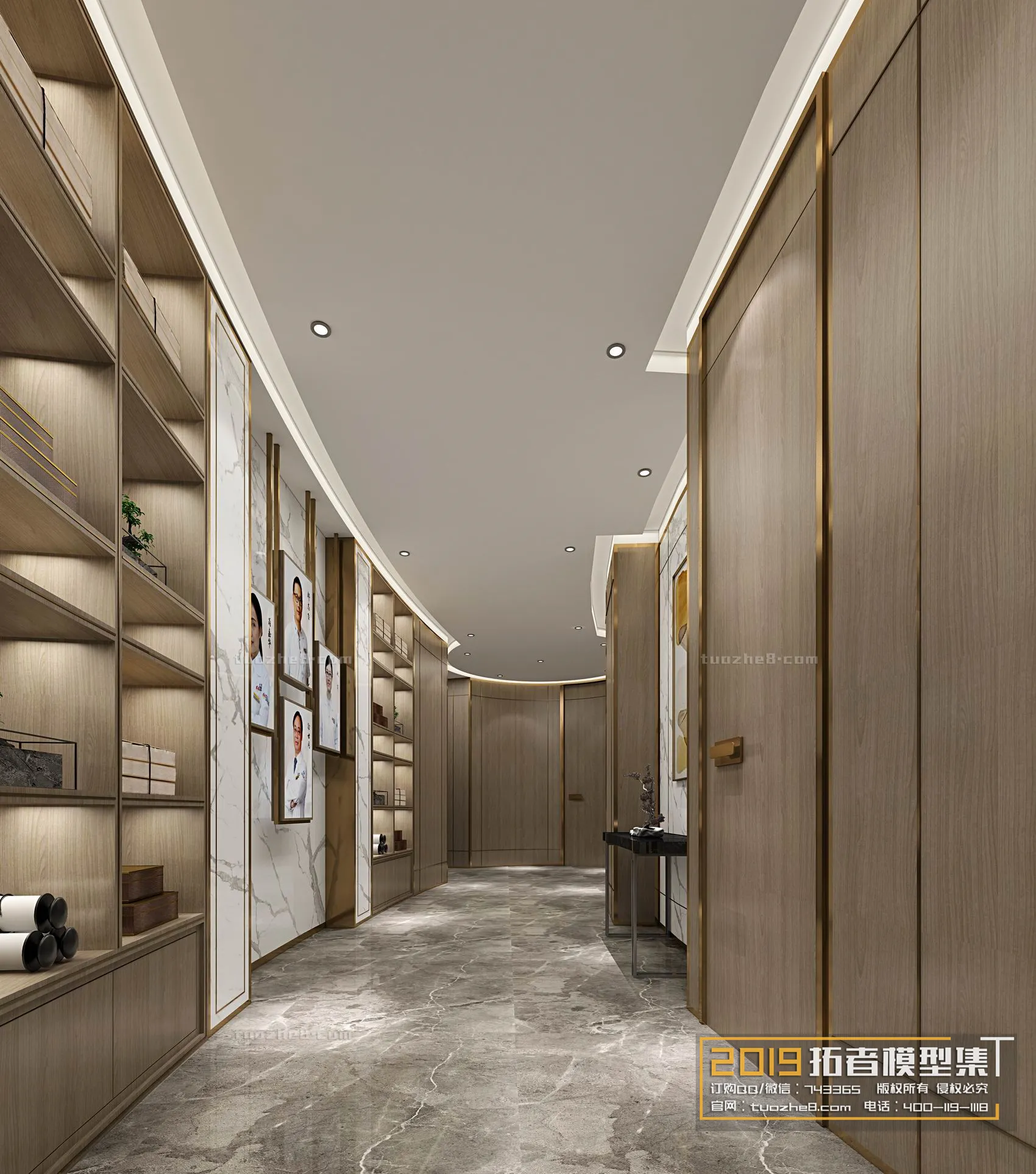 Extension Interior - CORRIDORS, ELEVATORS - 028