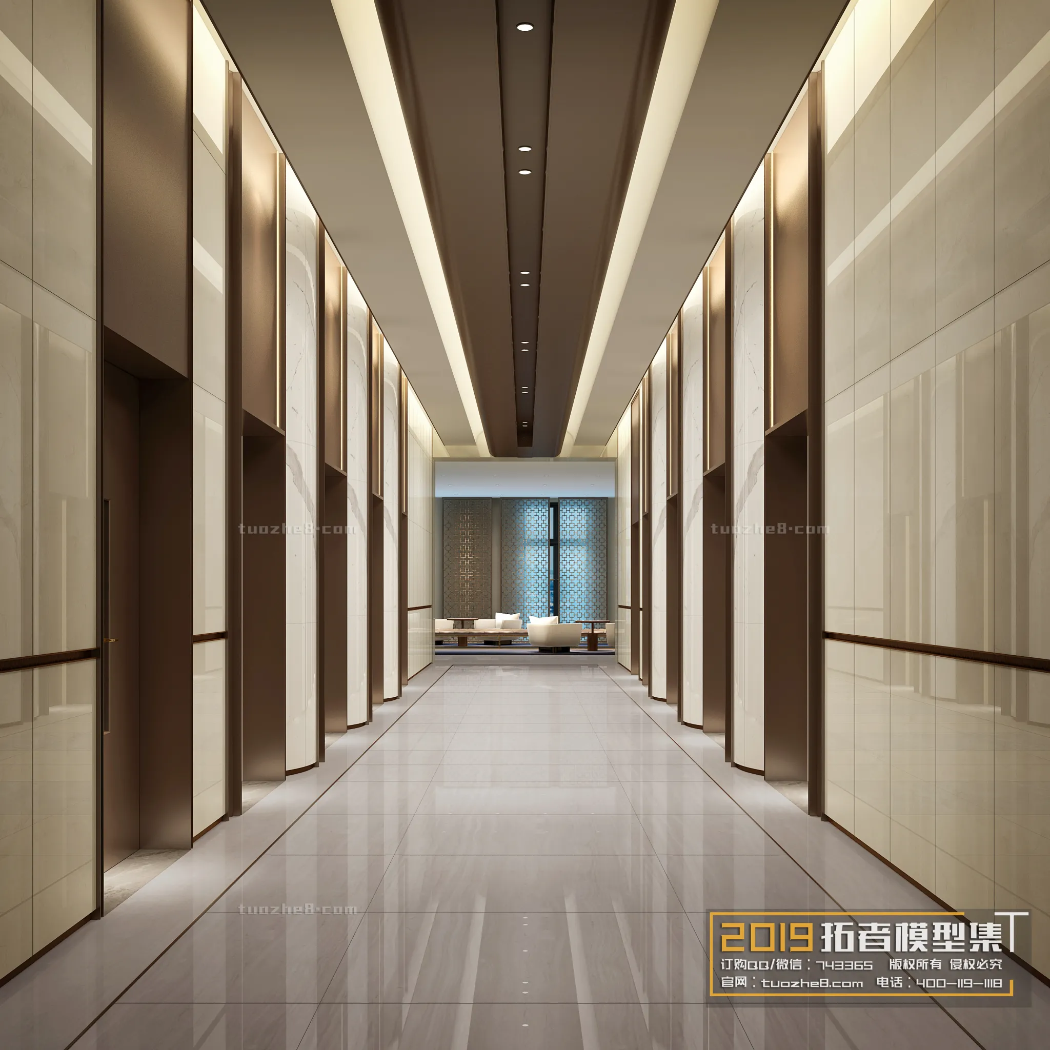 Extension Interior - CORRIDORS, ELEVATORS - 029