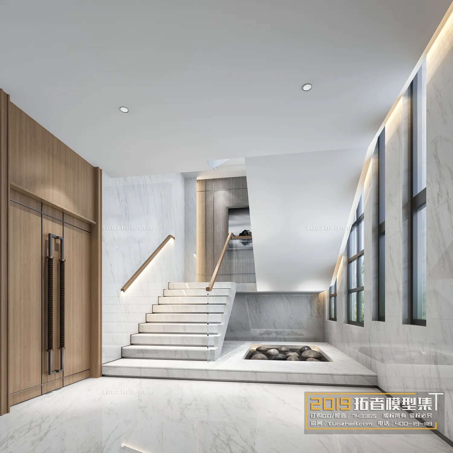 Extension Interior - CORRIDORS, ELEVATORS - 030