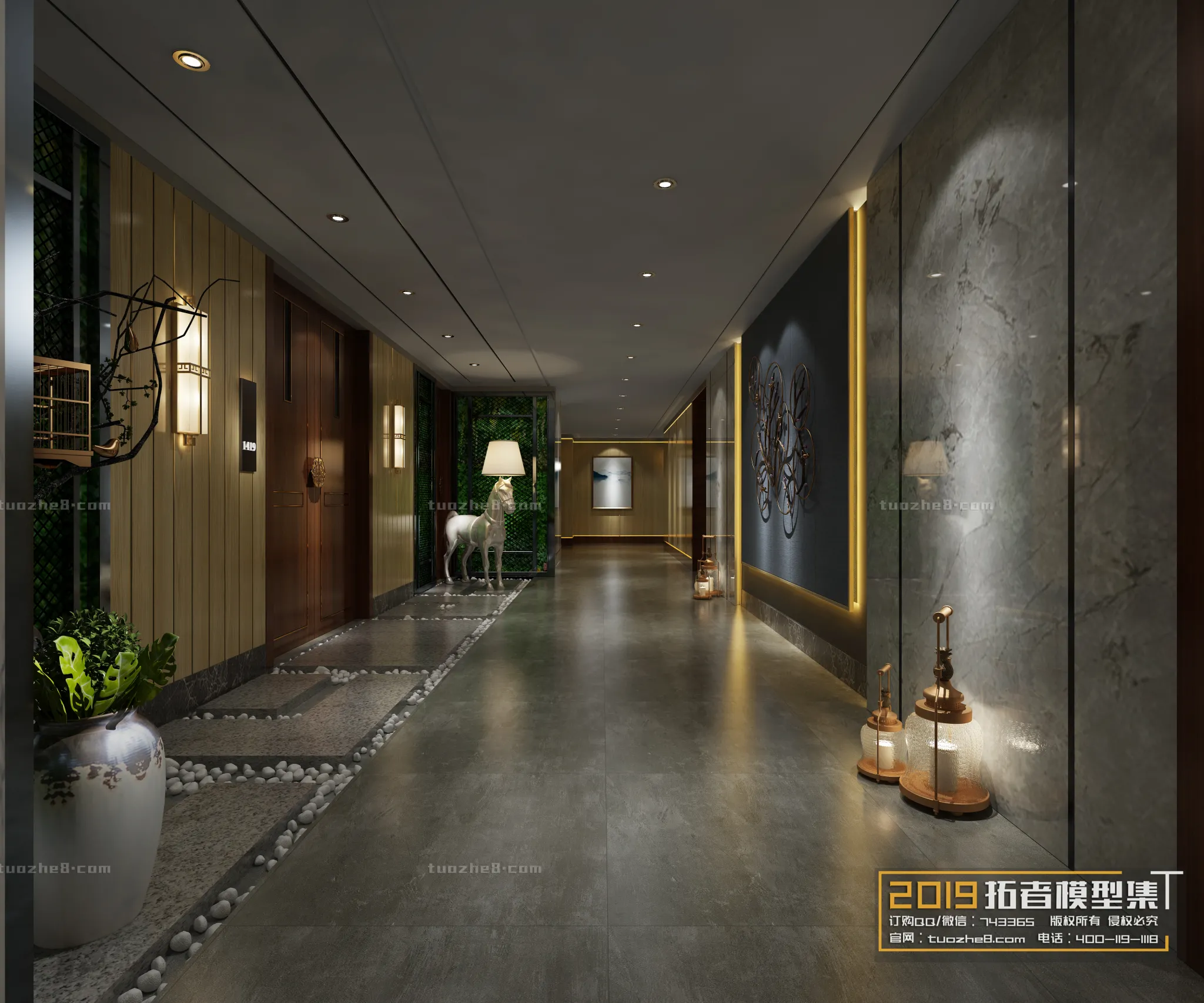 Extension Interior - CORRIDORS, ELEVATORS - 033