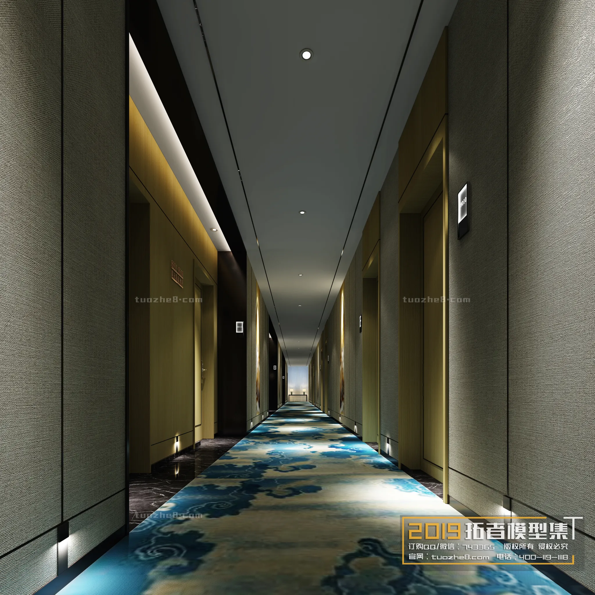 Extension Interior - CORRIDORS, ELEVATORS - 034
