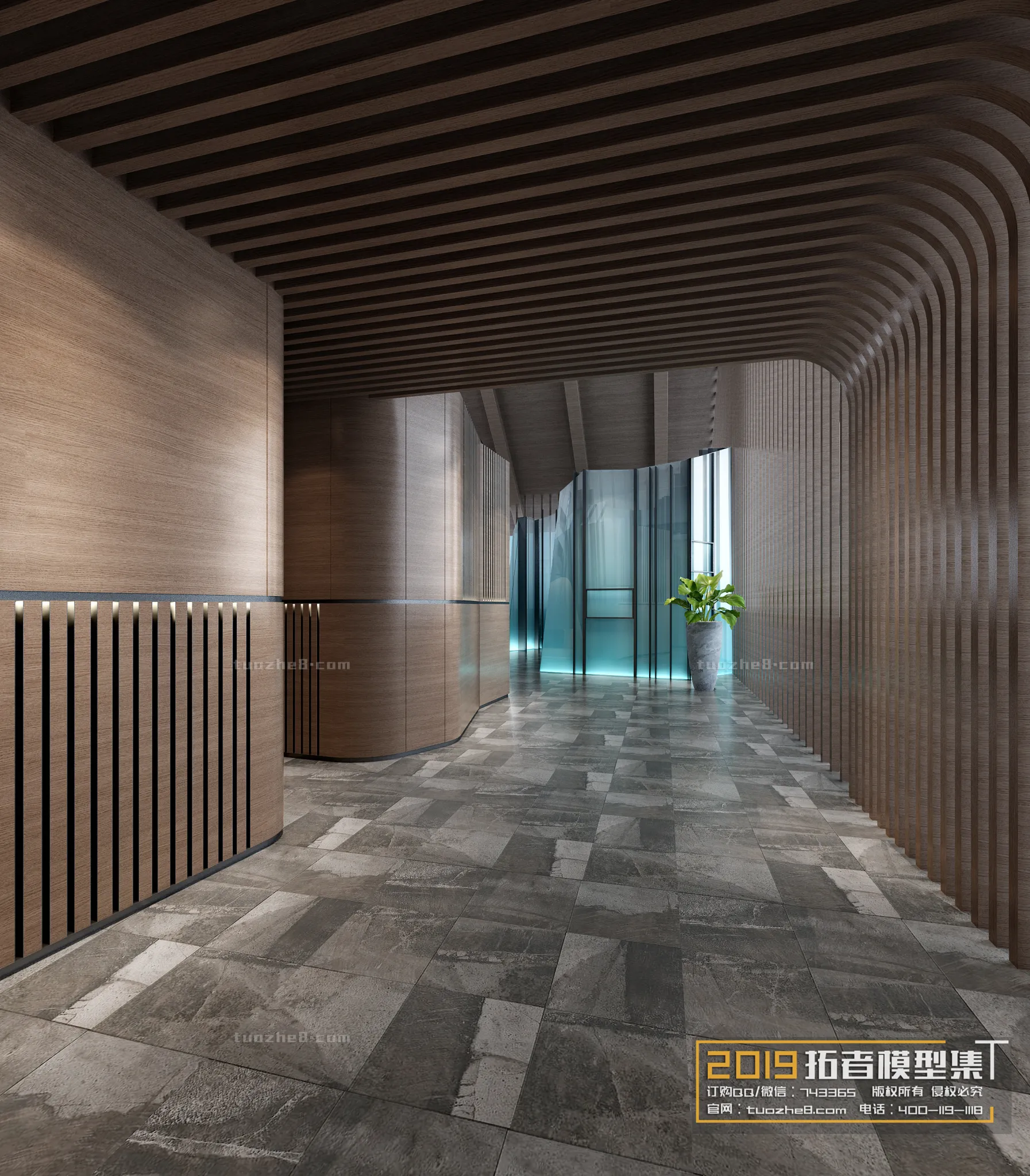 Extension Interior - CORRIDORS, ELEVATORS - 035