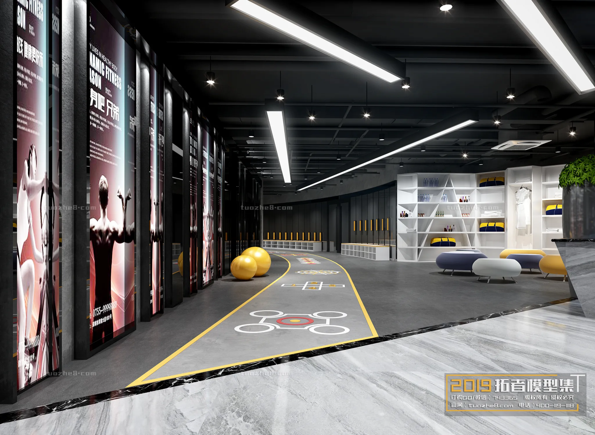 Extension Interior - FITNESS YOGA - 001