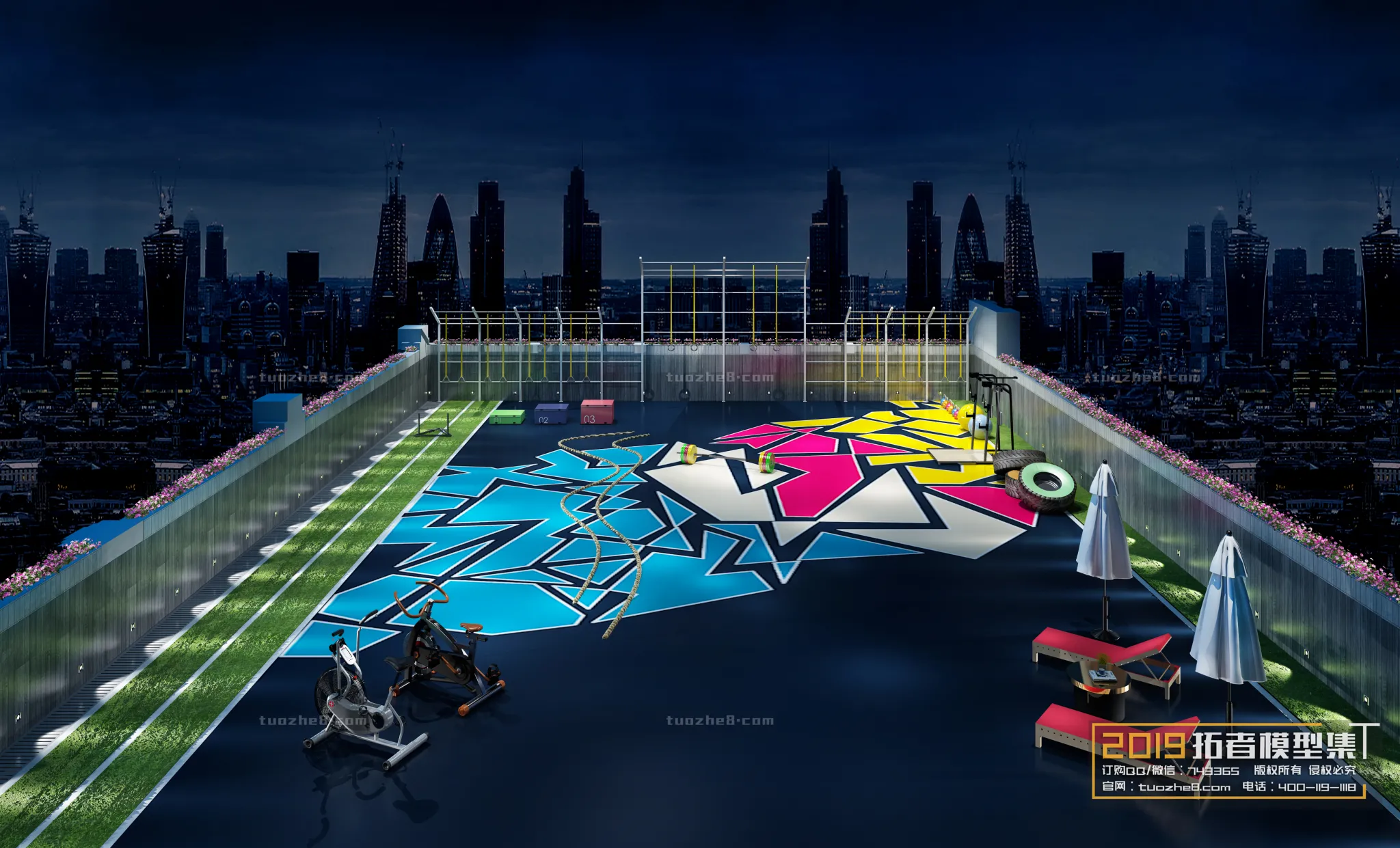 Extension Interior - FITNESS YOGA - 010