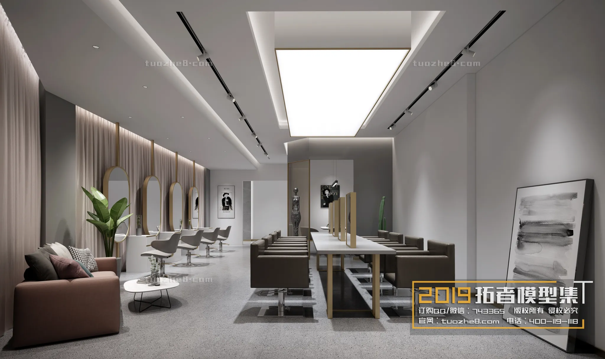 Extension Interior - HAIR SALON - 002