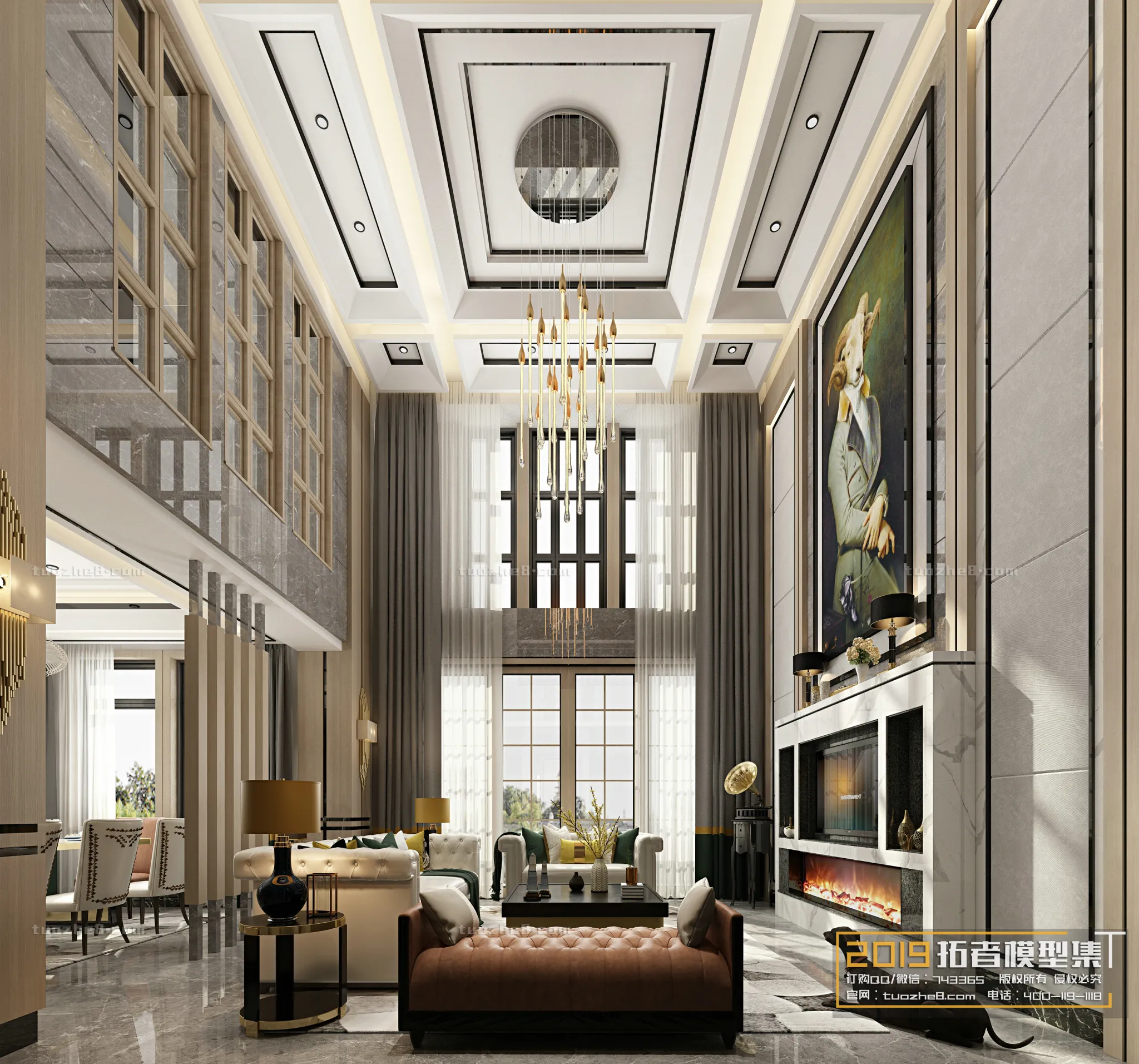 Extension Interior - LINGVING ROOM - AMERICAN STYLES - 018