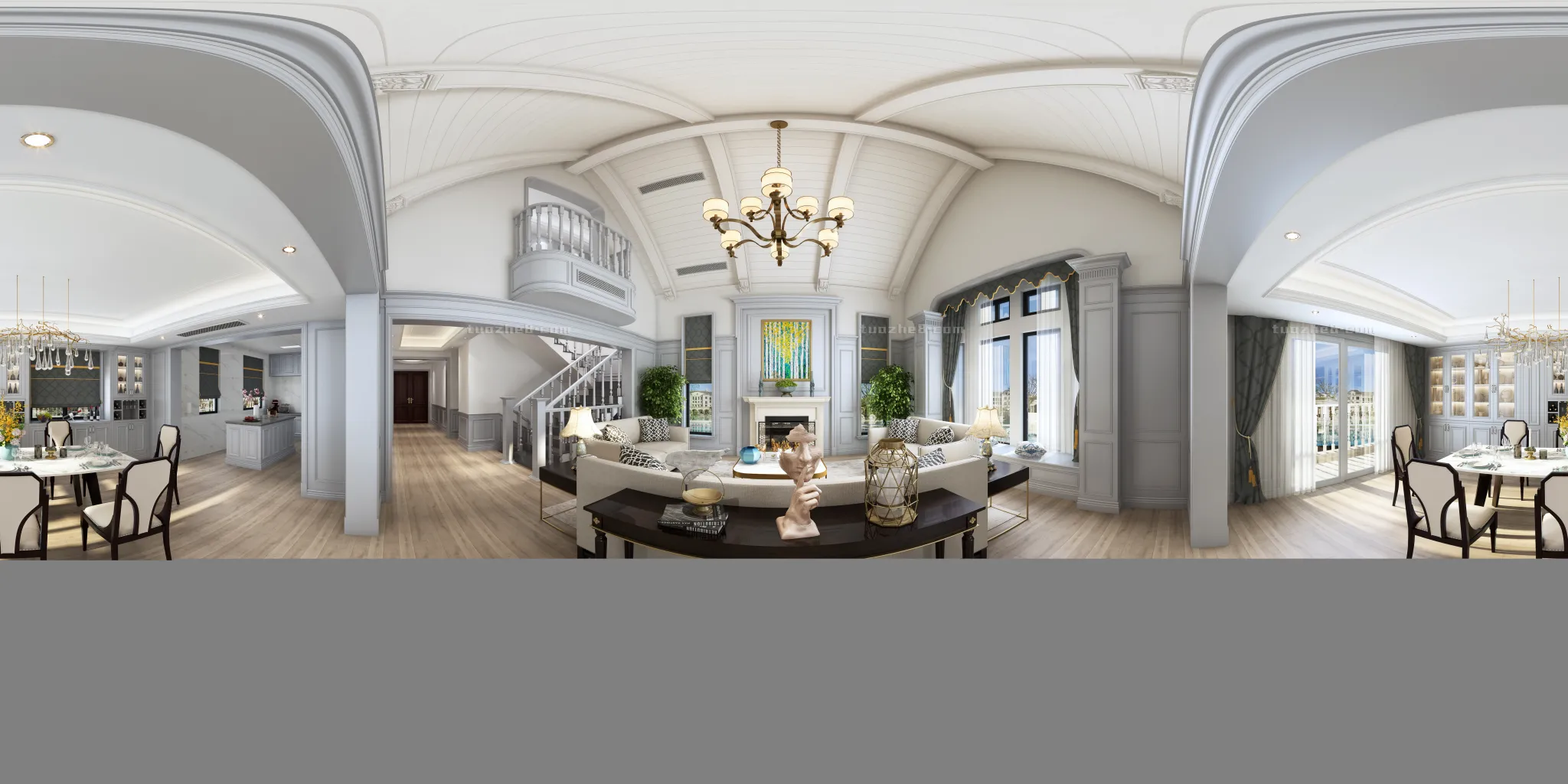 Extension Interior - LINGVING ROOM - AMERICAN STYLES - 025