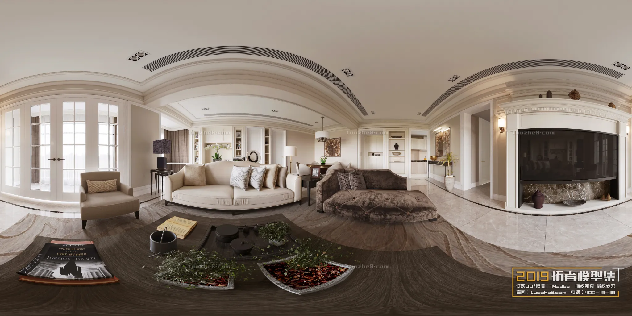 Extension Interior - LINGVING ROOM - AMERICAN STYLES - 026