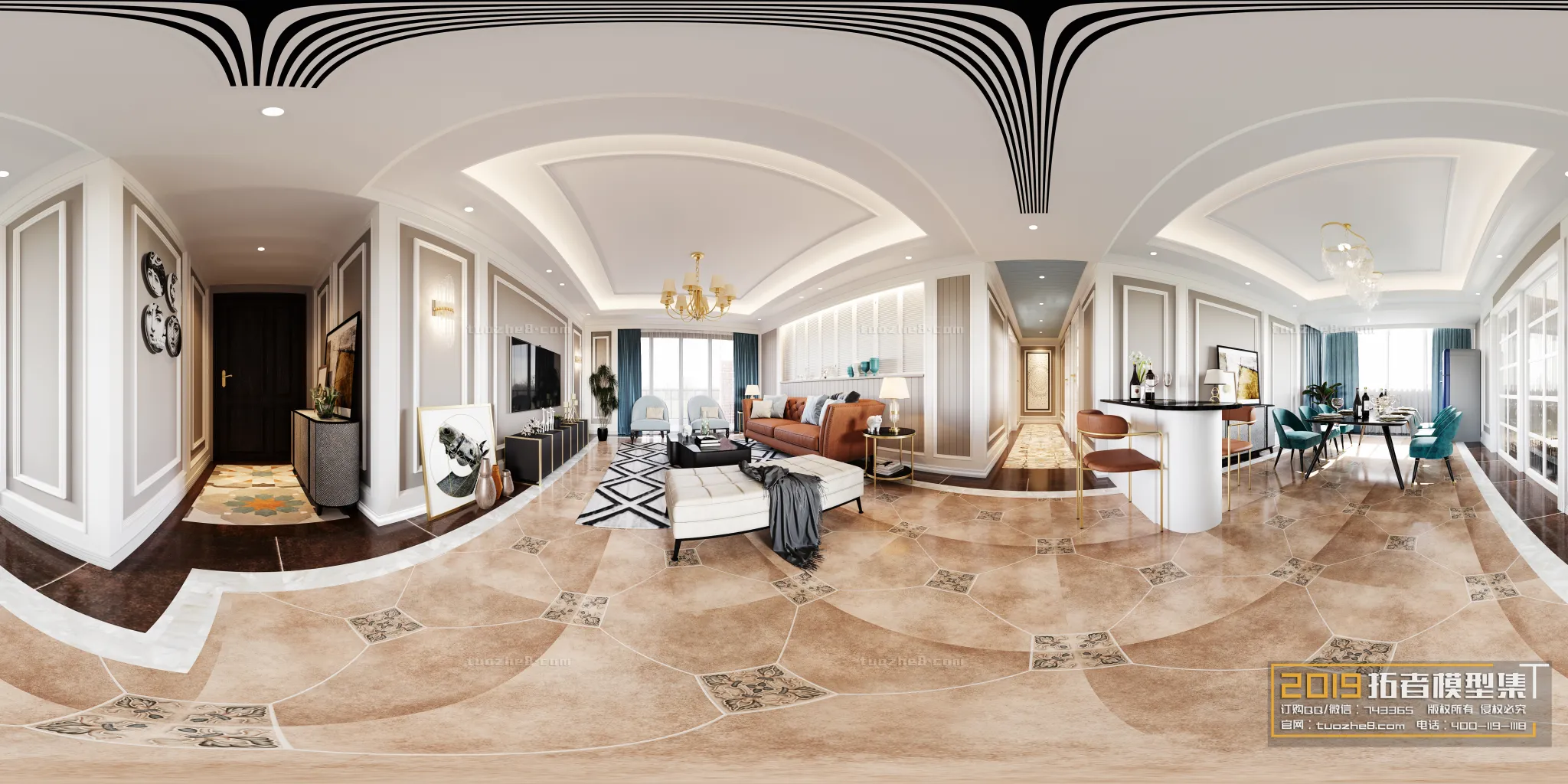 Extension Interior - LINGVING ROOM - AMERICAN STYLES - 027