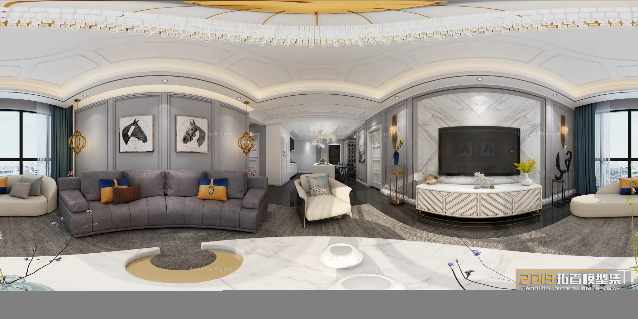 Extension Interior - LINGVING ROOM - AMERICAN STYLES - 028