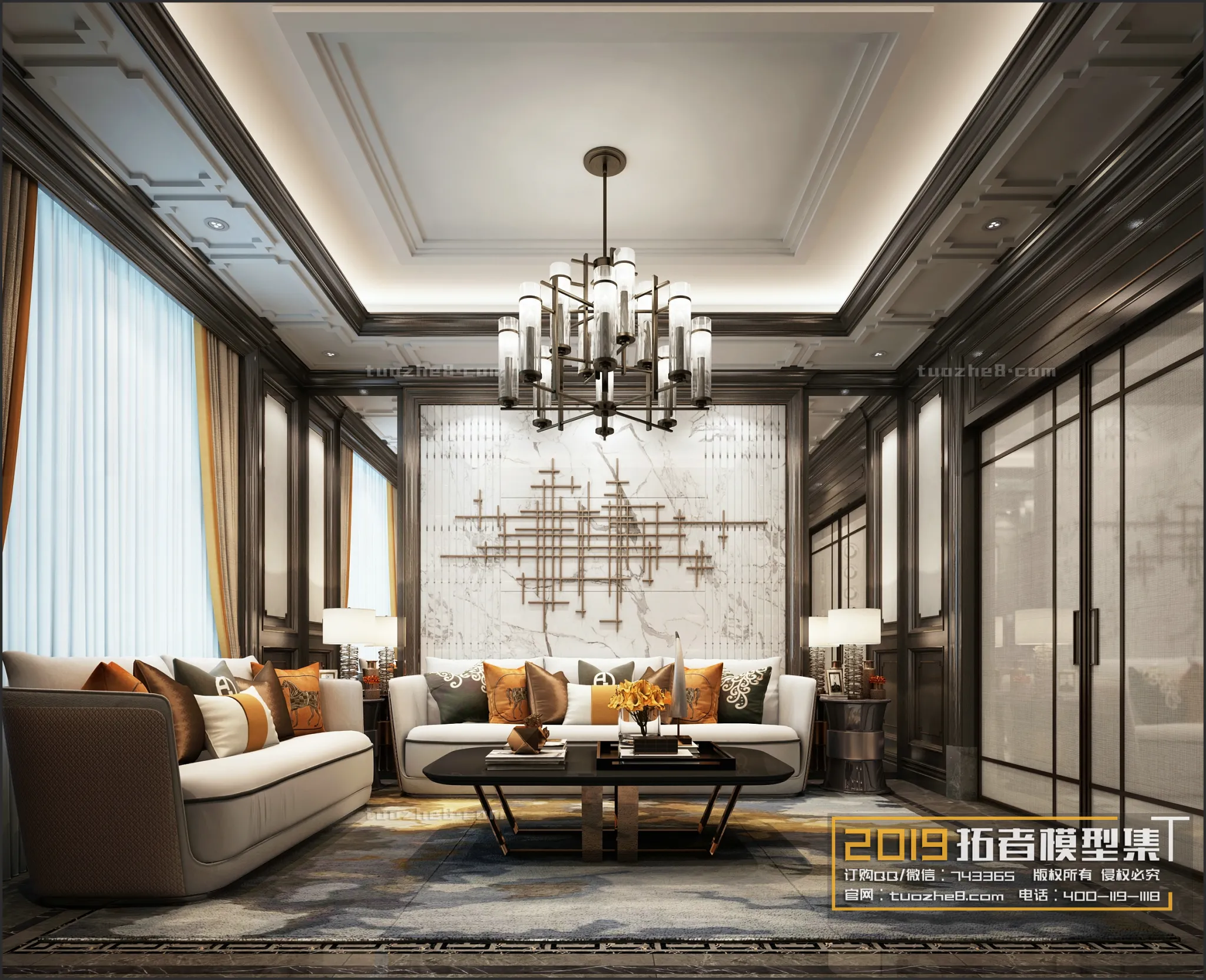 Extension Interior - LINGVING ROOM - CHINESE STYLES - 022