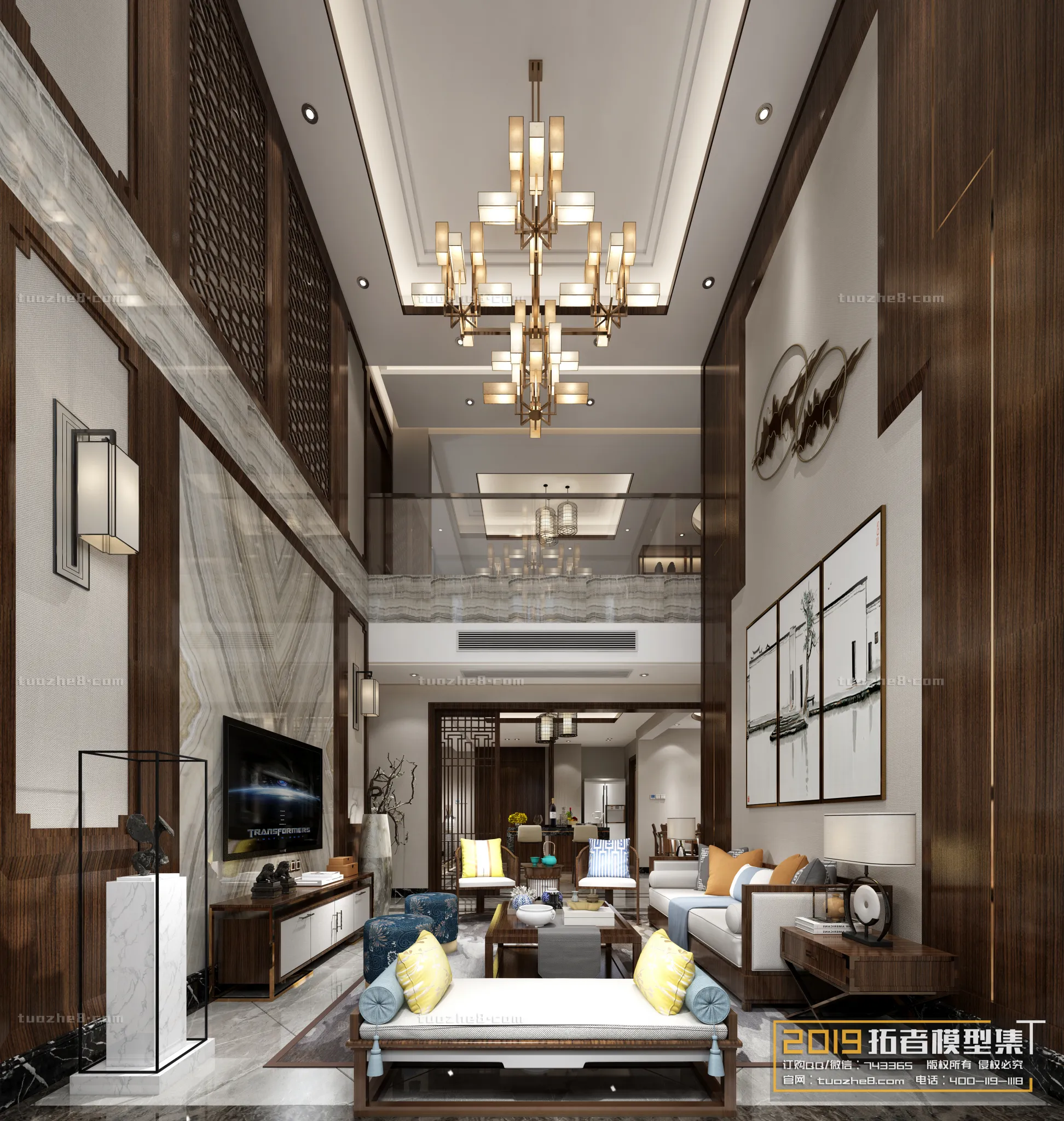Extension Interior - LINGVING ROOM - CHINESE STYLES - 040