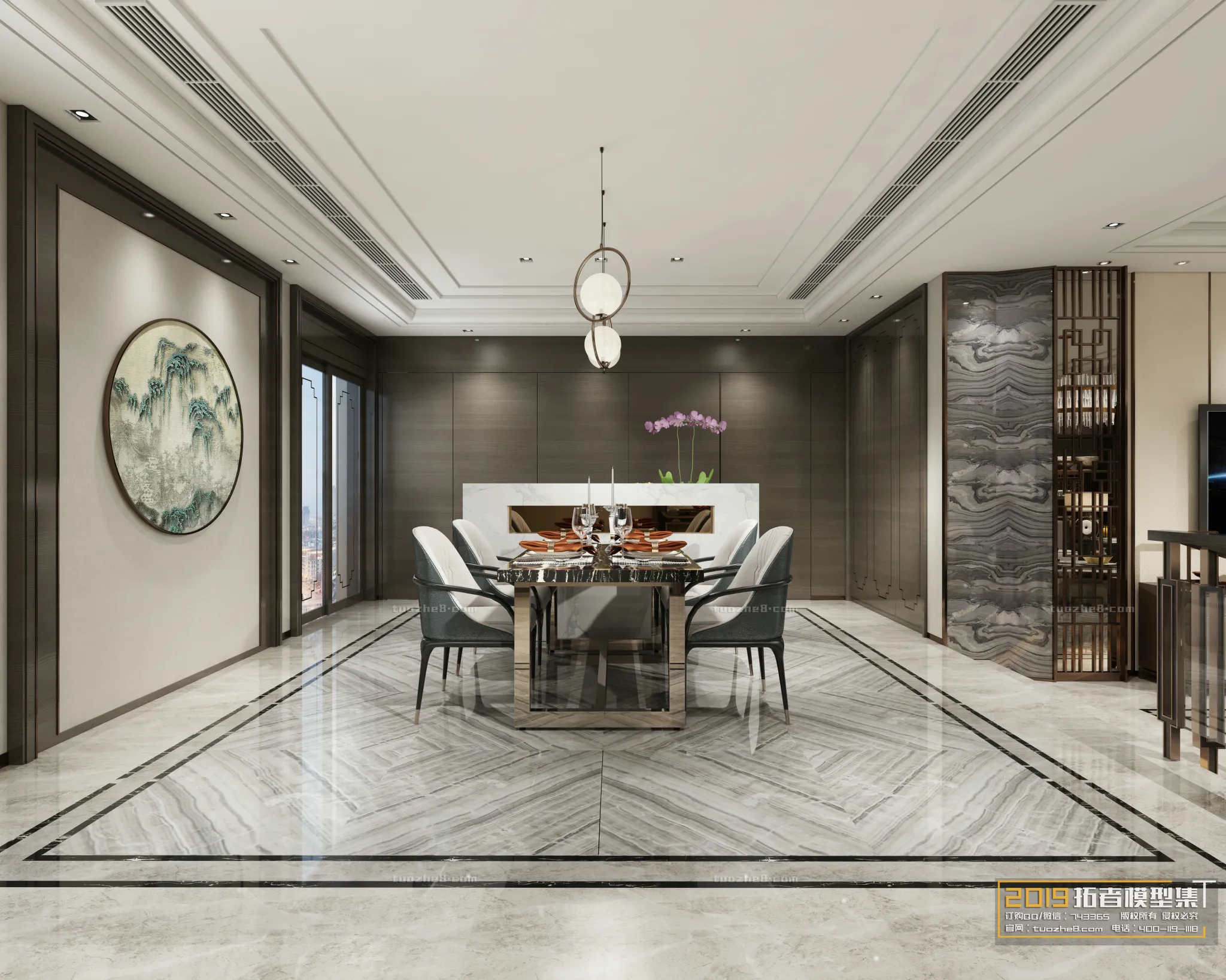 Extension Interior - LINGVING ROOM - CHINESE STYLES - 047