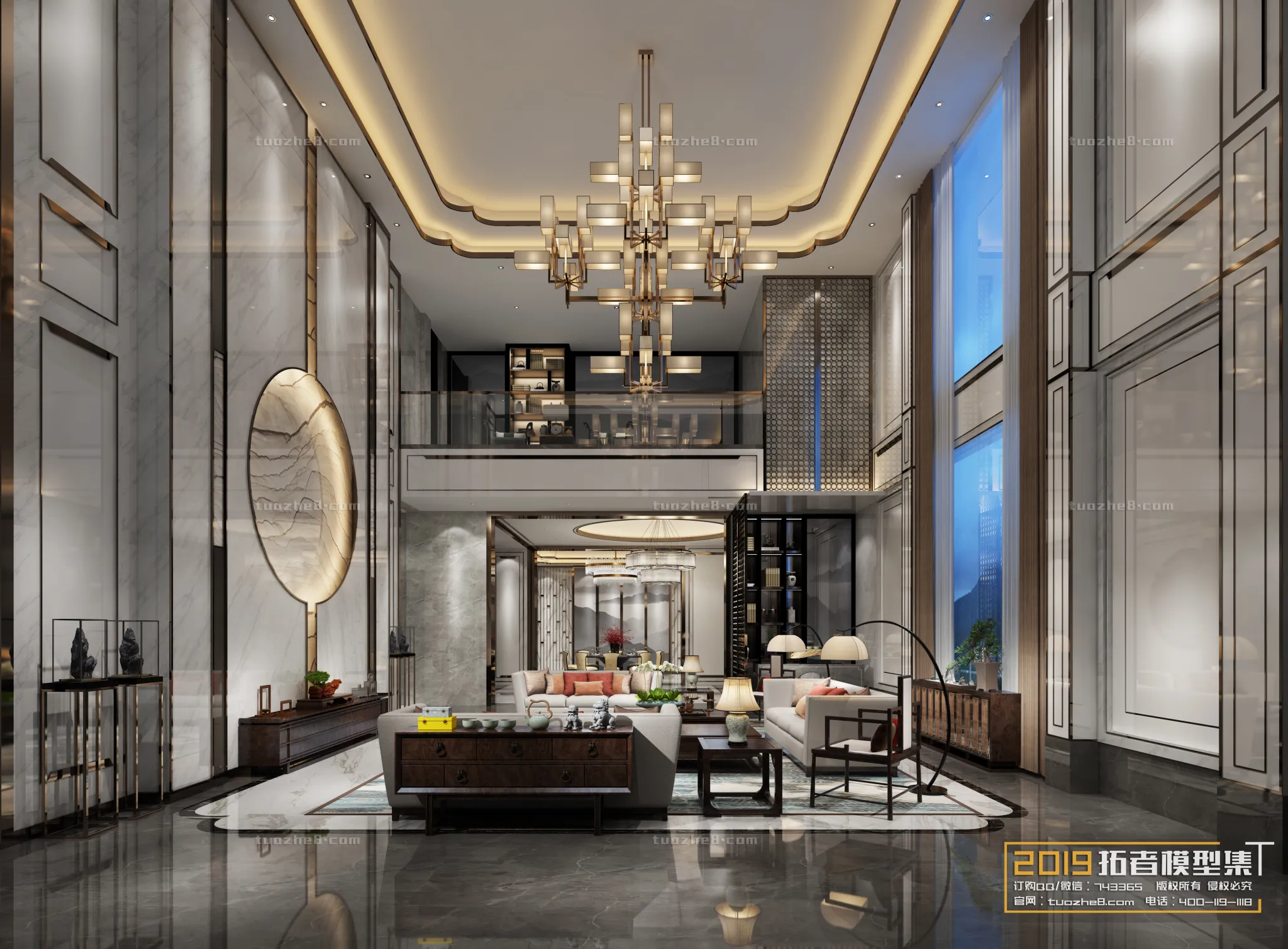 Extension Interior - LINGVING ROOM - CHINESE STYLES - 049