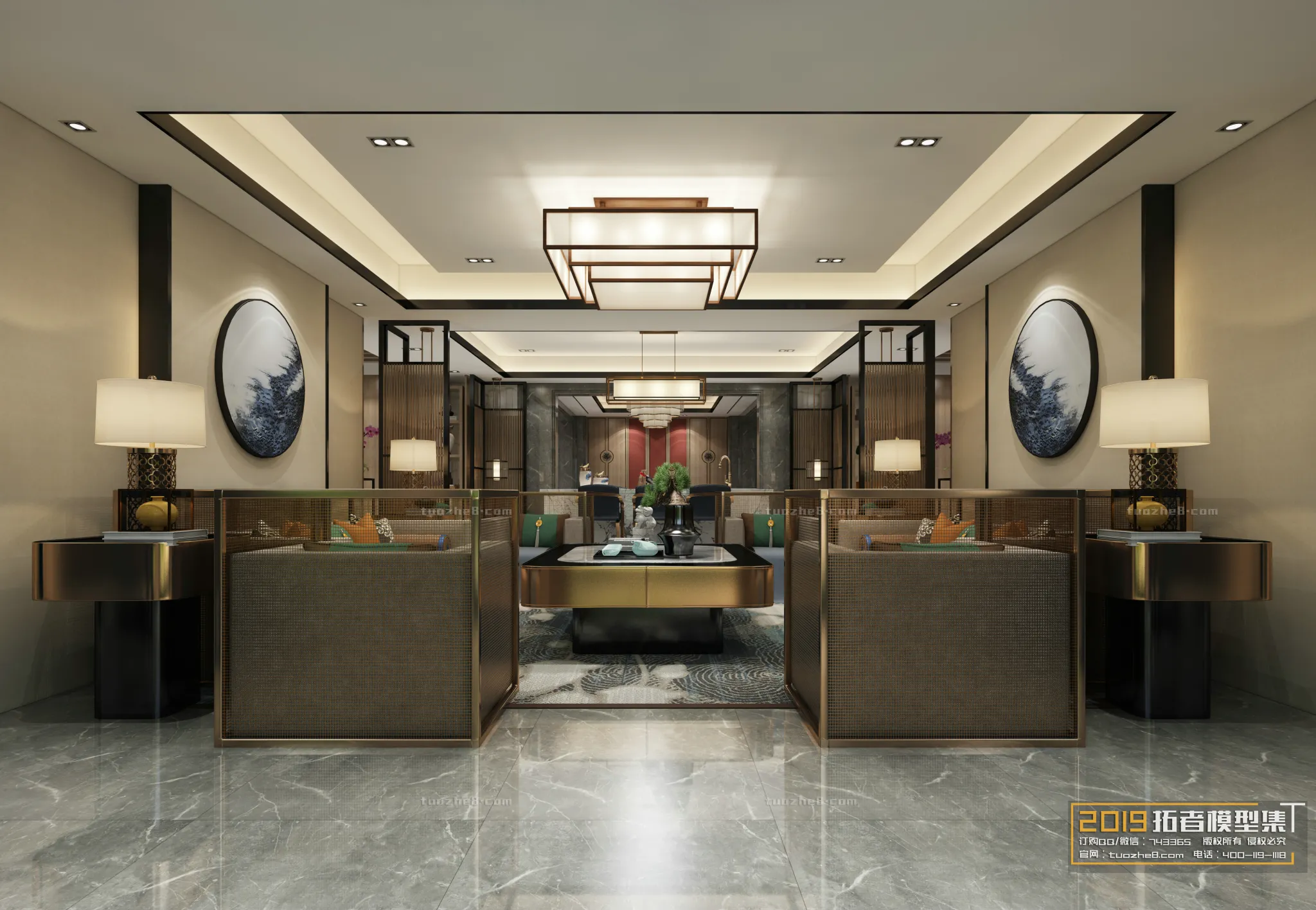 Extension Interior - LINGVING ROOM - CHINESE STYLES - 061