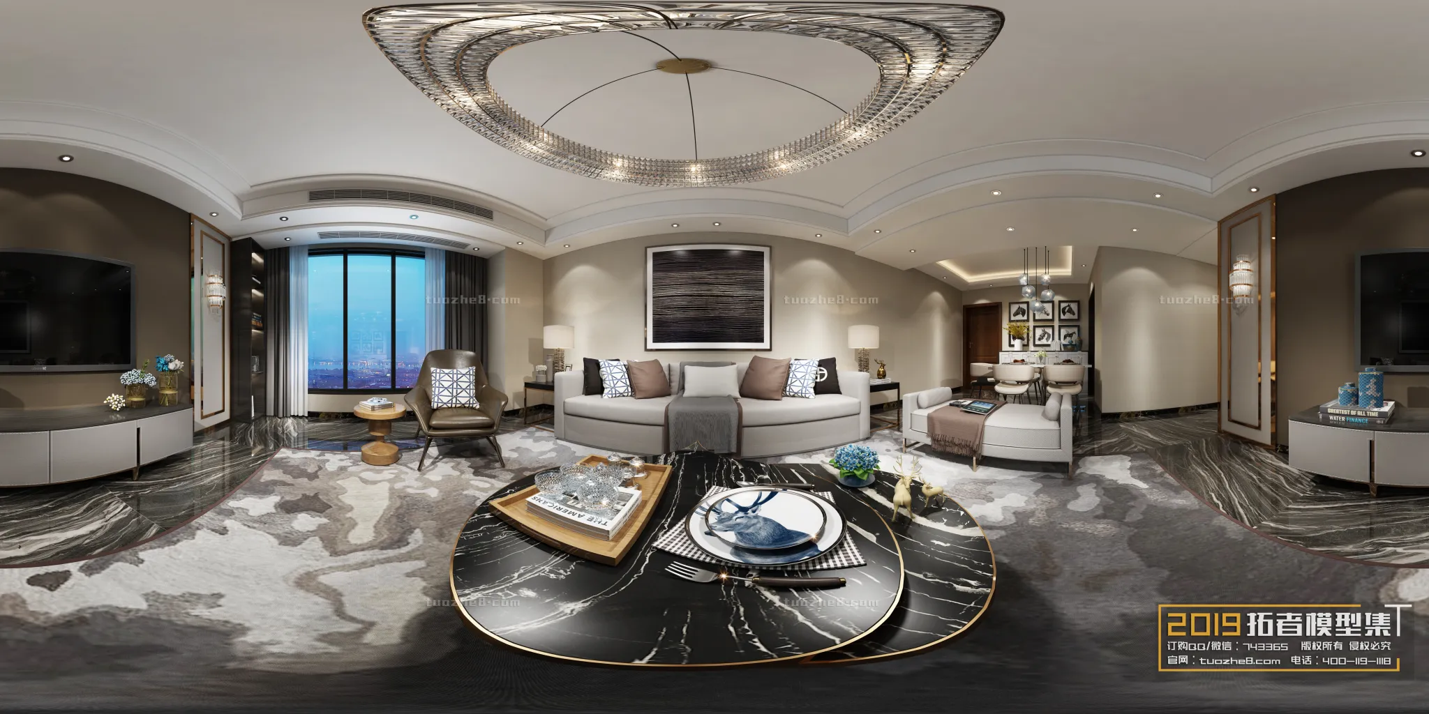 Extension Interior - LINGVING ROOM - CHINESE STYLES - 105