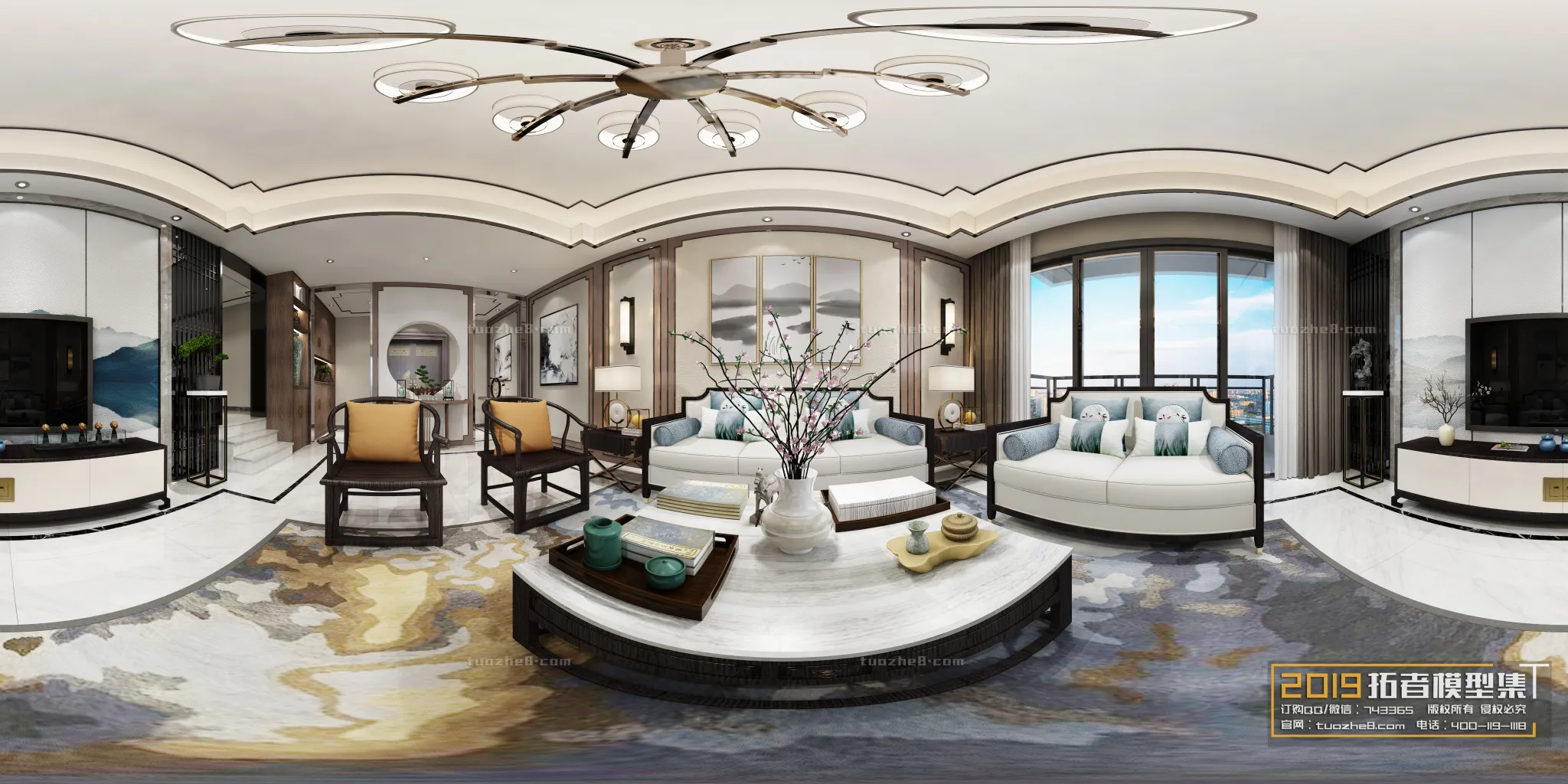 Extension Interior - LINGVING ROOM - CHINESE STYLES - 116