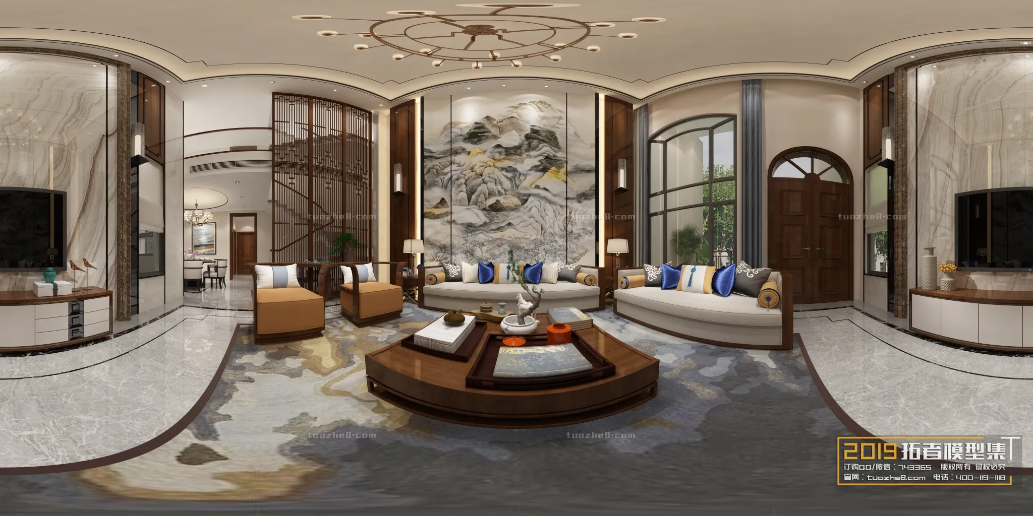 Extension Interior - LINGVING ROOM - CHINESE STYLES - 117