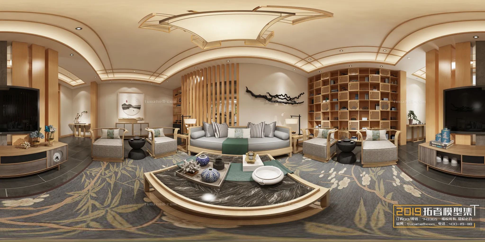 Extension Interior - LINGVING ROOM - CHINESE STYLES - 118